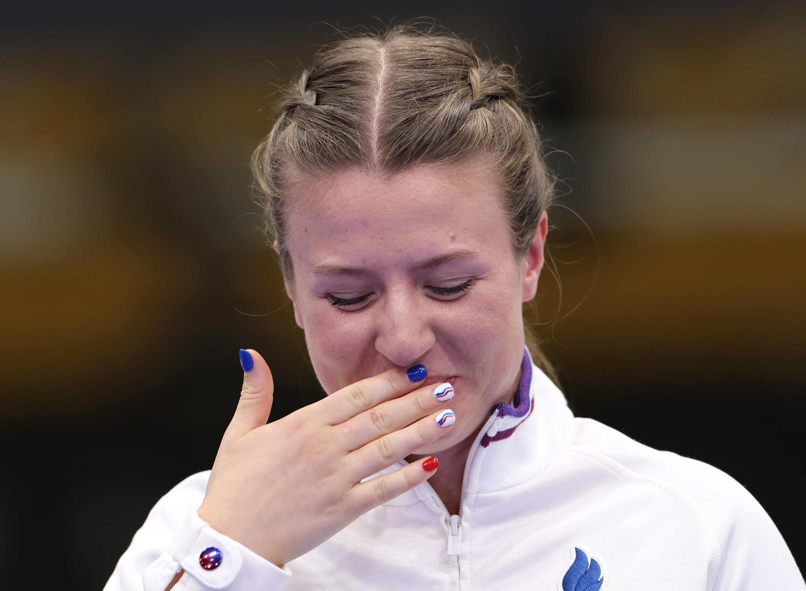 Ce samedi matin, Camille Jedrzejewski a apporté la première médaille du tir français dans ces JO de Paris. Icon Sport/Xinhua/Zhang Fan