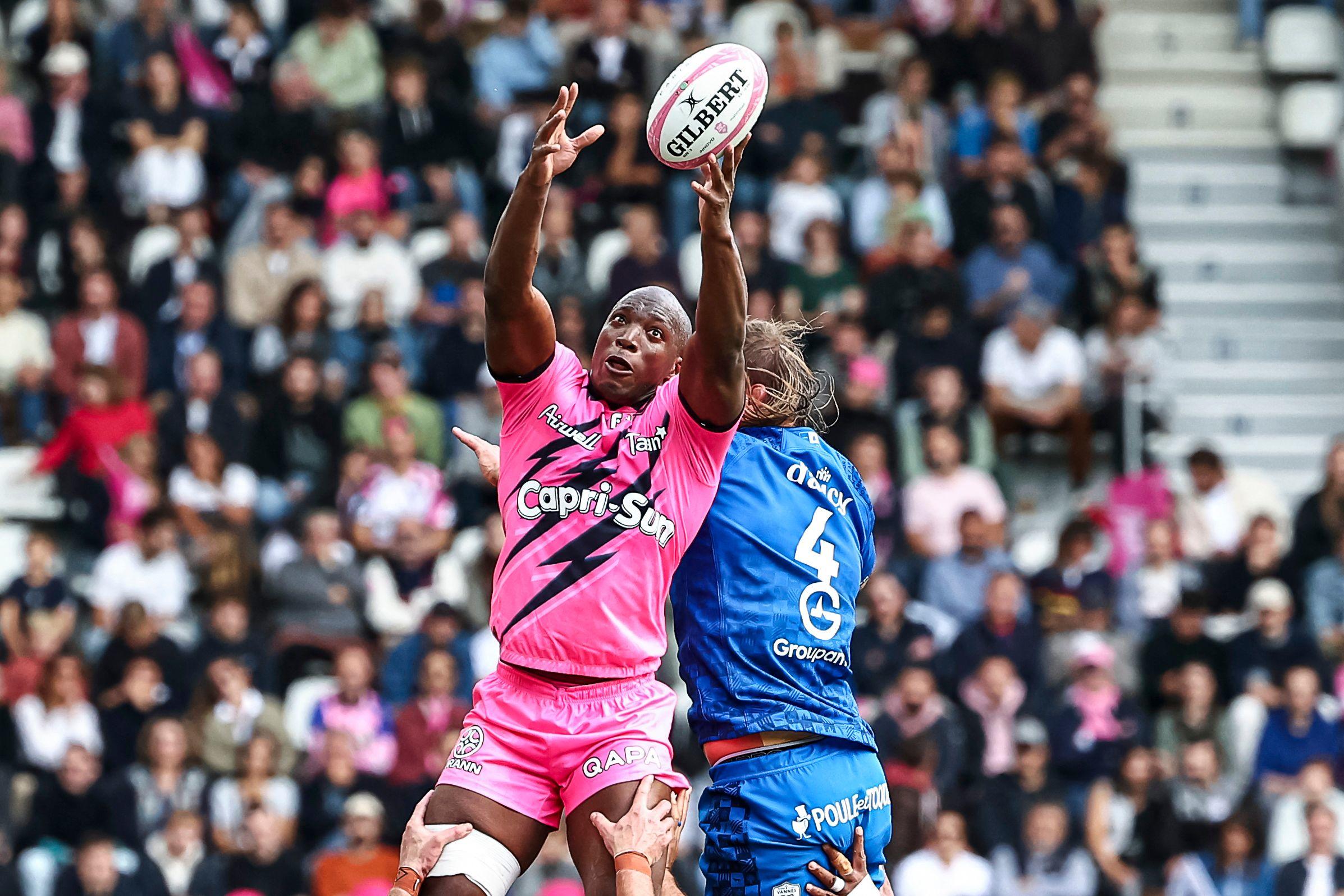 Sekou Macalou et le Stade Français ont souffert contre Vannes. AFP