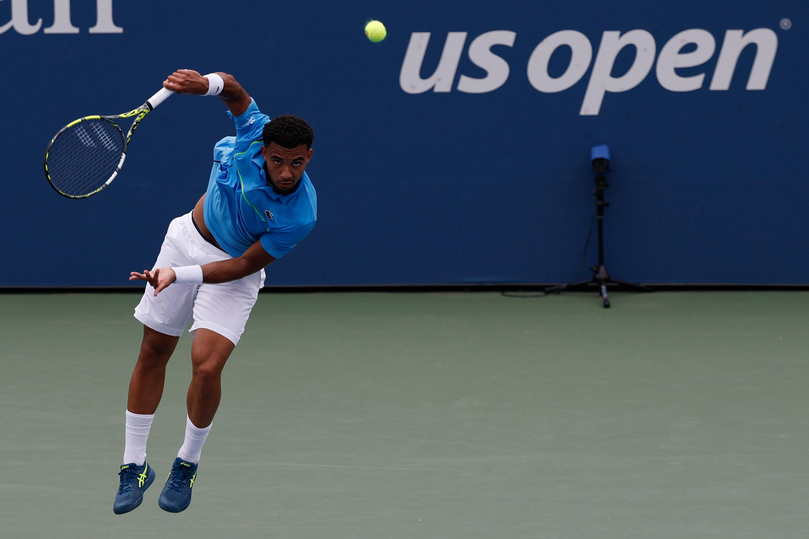 Arthur Fils a été surpris par Gabriel Diallo au 2e tour de l'US Open, dans la nuit de jeudi à vendredi. Icon Sport