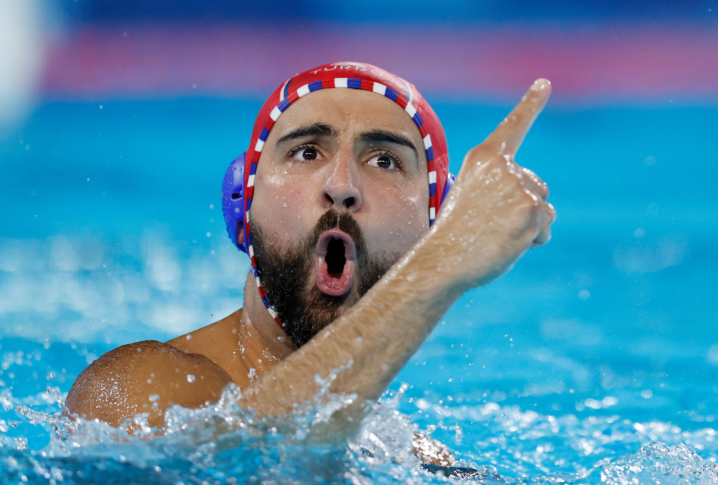 Hugo Fontani a été une nouvelle fois impérial dans les cages françaises avec 10 arrêts (REUTERS/Stefan Wermuth).