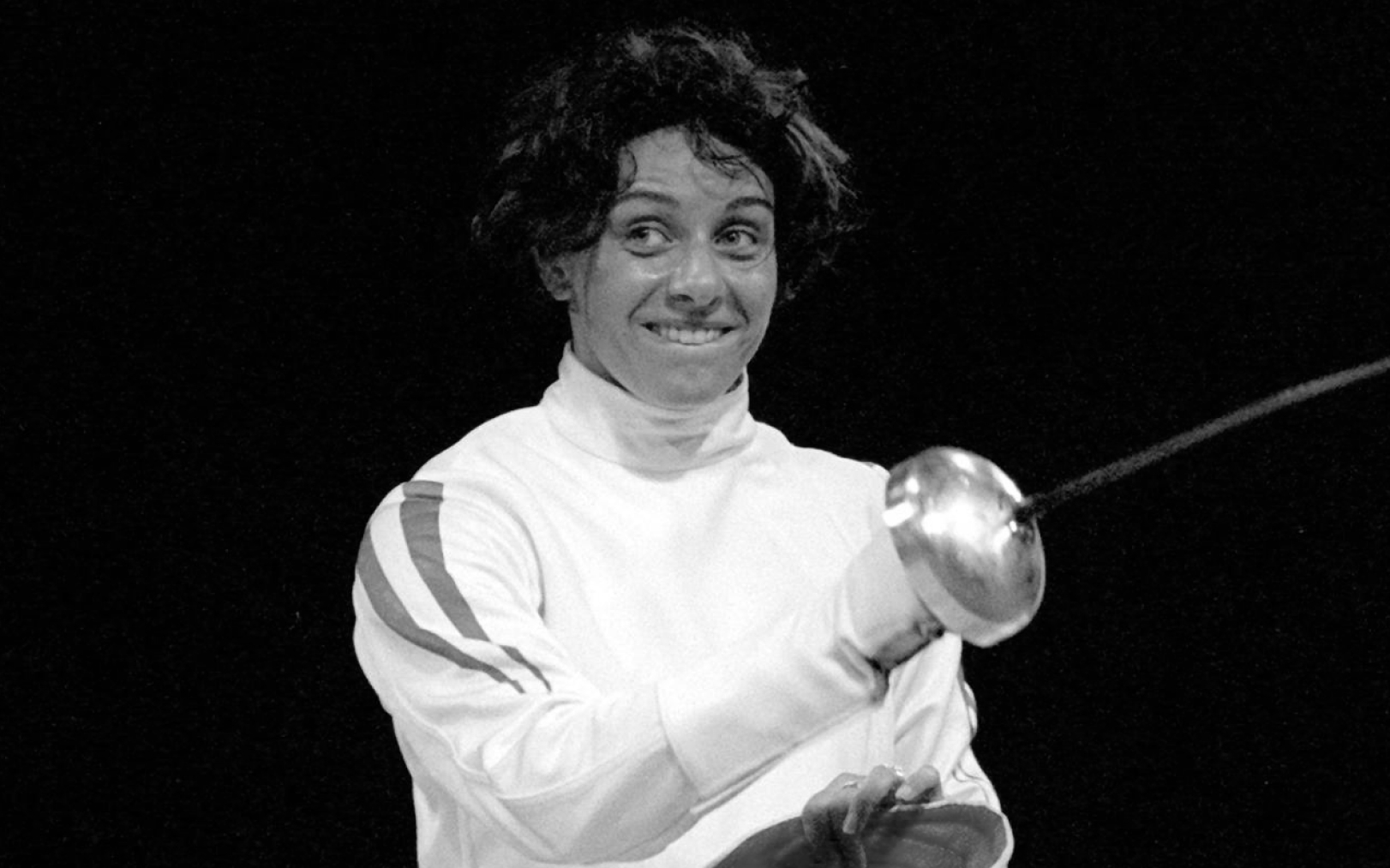 Le 24 juillet 1996, Valérie Barlois devient championne olympique d’épée par équipe aux Jeux d'Atlanta. Presse sports / Deschamps