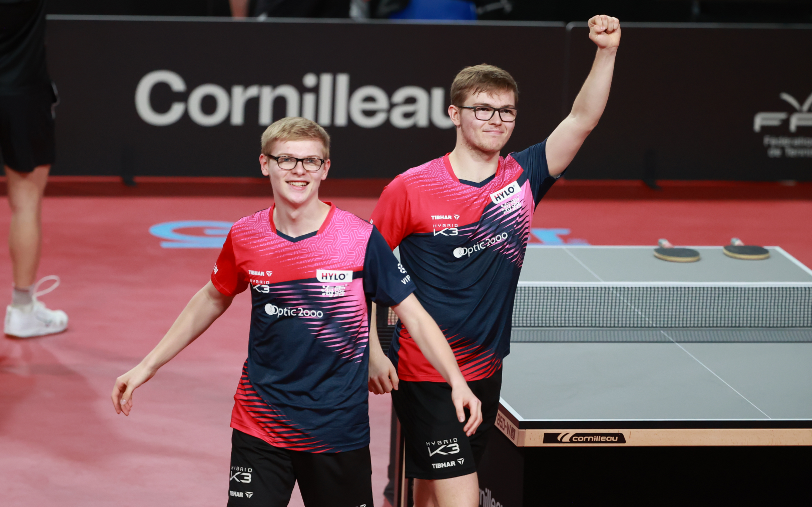 En l’espace de deux ans, les frères Lebrun sont devenus des prodiges du ping-pong et ont fait leur entrée dans le top 20 mondial. Ici lors des Championnats de France en 2024.