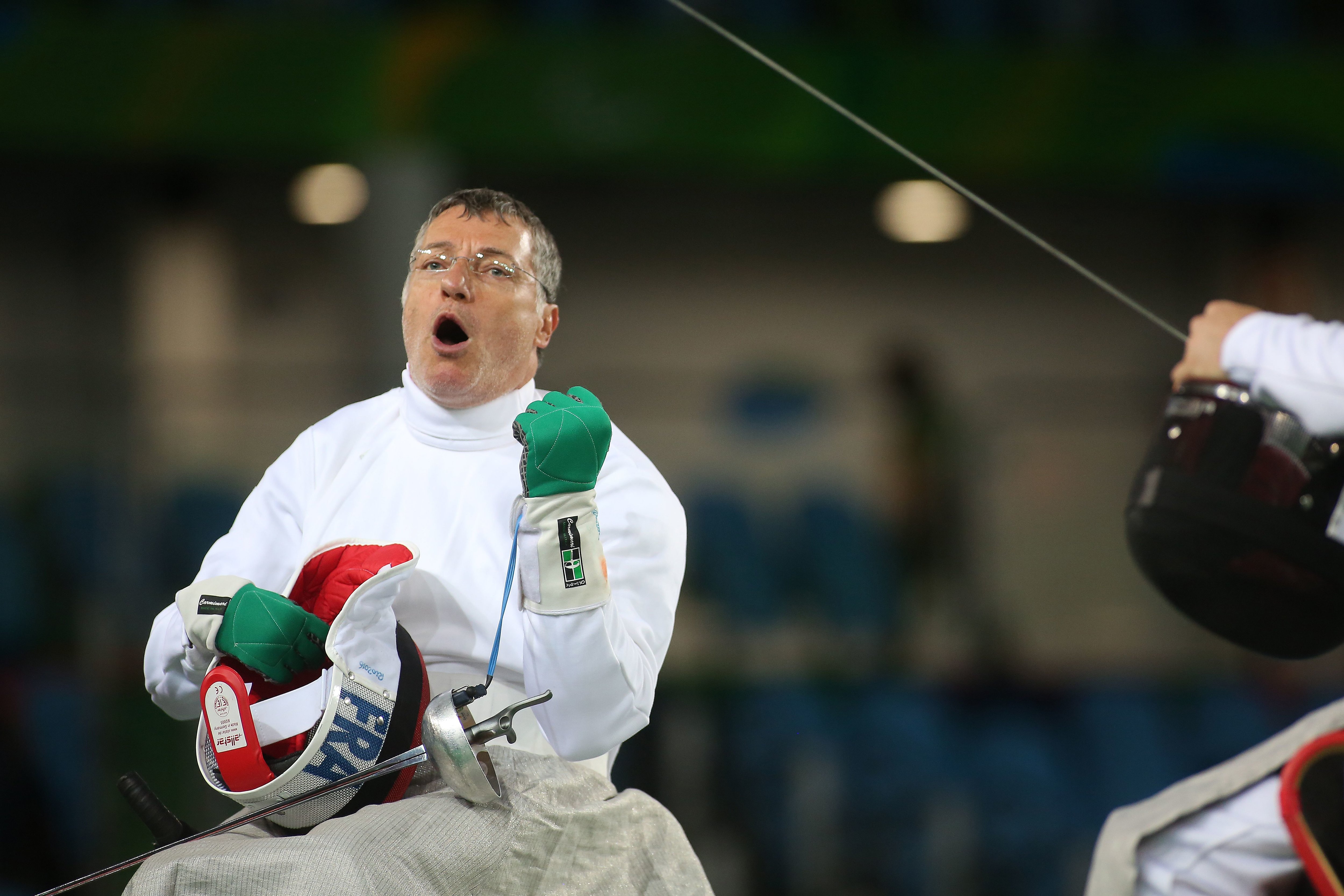 Robert Citerne, dit «Bob le ouf», accompagnera l’équipe de France d’escrime à l'occasion des Jeux paralympiques et sera présent au Grand Palais pour l'encourager du 3 au 7 septembre. G. Picout