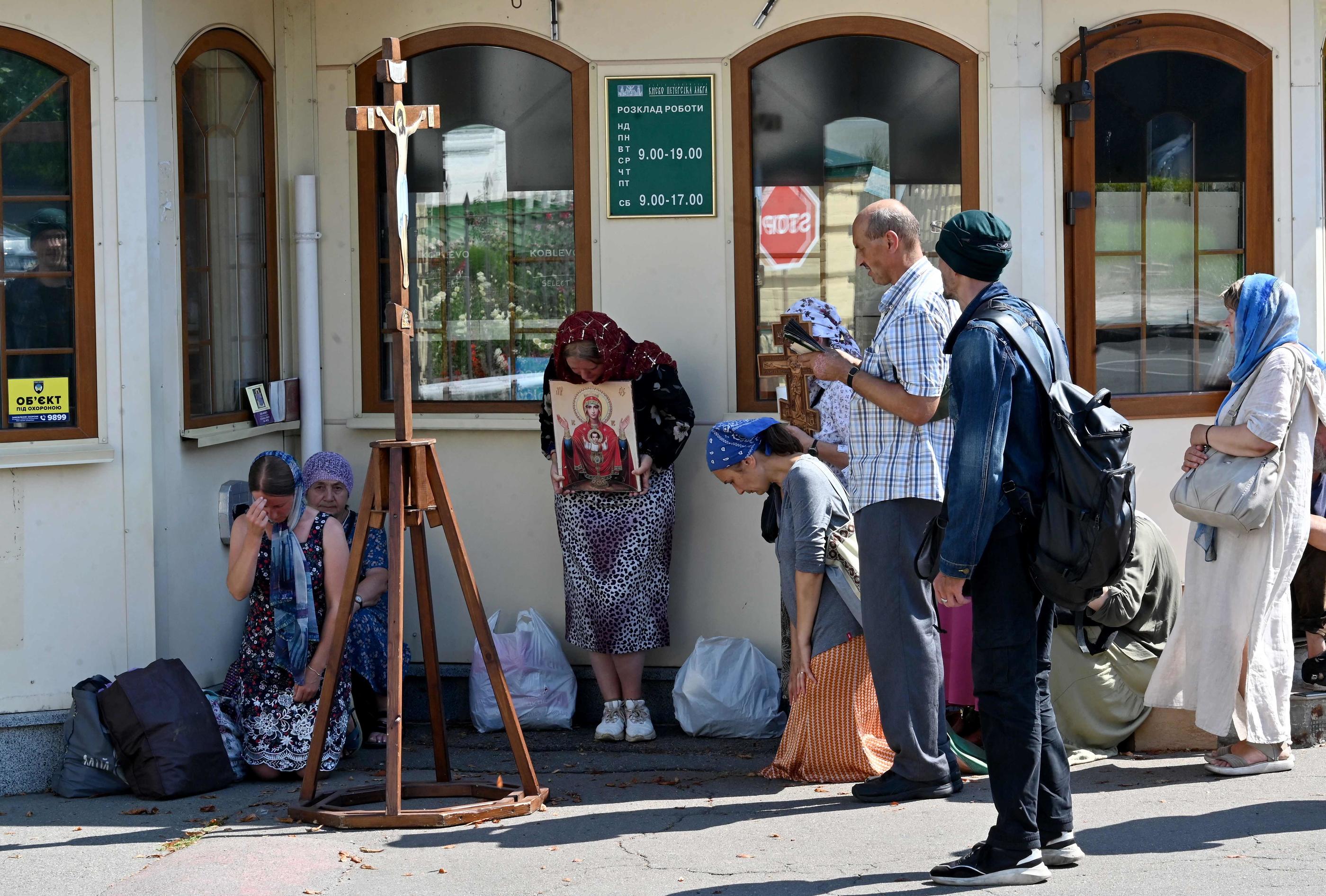 L'Eglise orthodoxe liée au patriarcat de Moscou était autrefois la plus populaire d'Ukraine, avant de perdre en influence au fil des années. Un processus qui s'est encore accéléré avec l'invasion russe en 2022. AFP/ Sergei Supinsky.