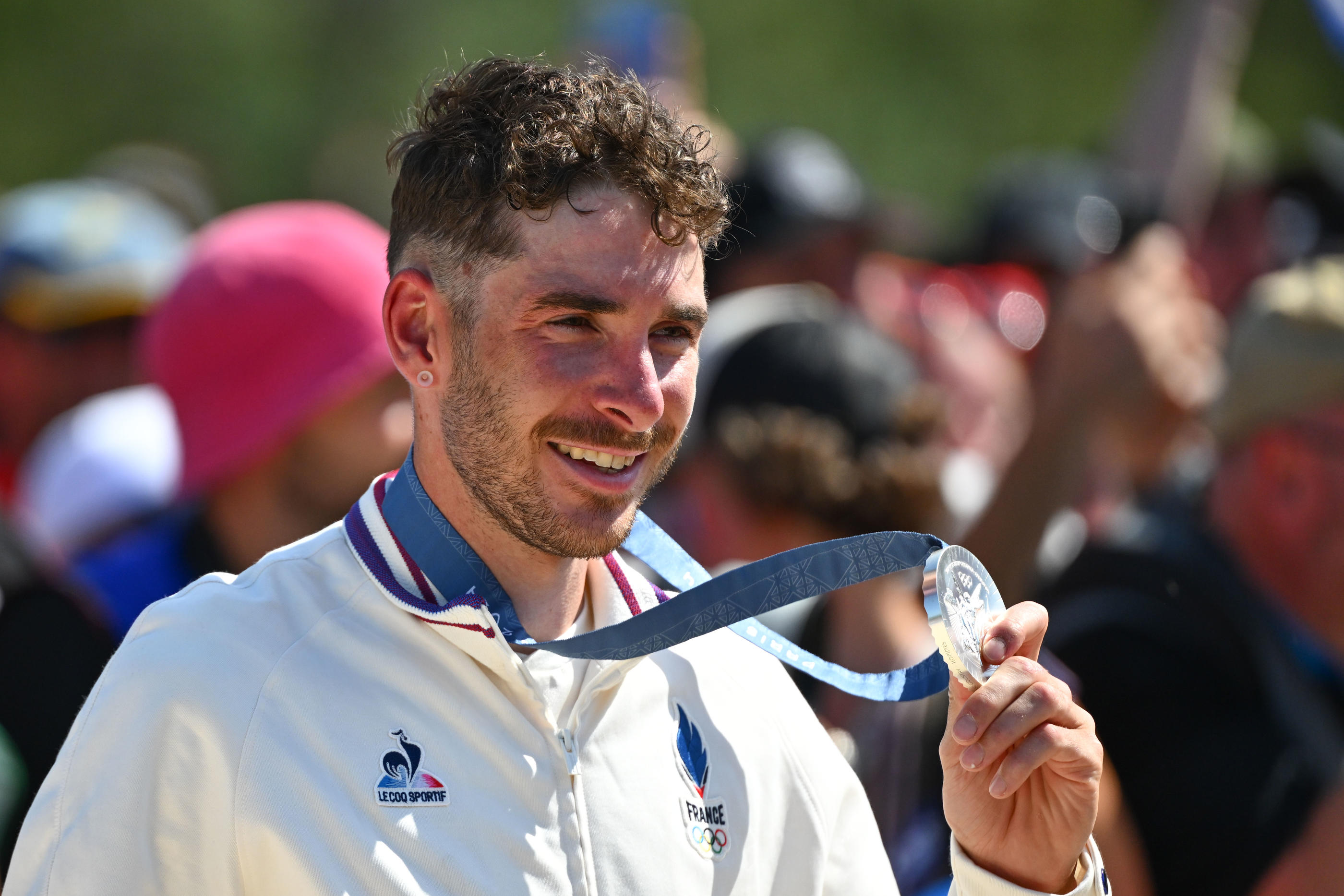 Comme lors des JO de Paris, Victor Koretzky se contente de la médaille d'argent. Icon Sport