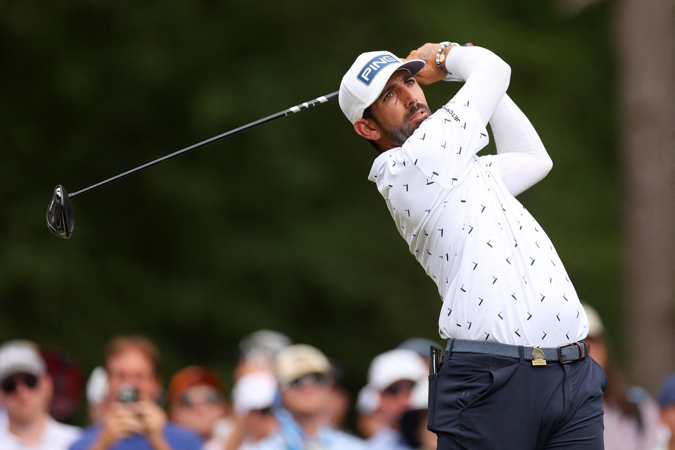 Matthieu Pavon termine 5e de l'US Open : prometteur à quelques semaines des Jeux olympiques. Andrew Redington/Getty Images/AFP