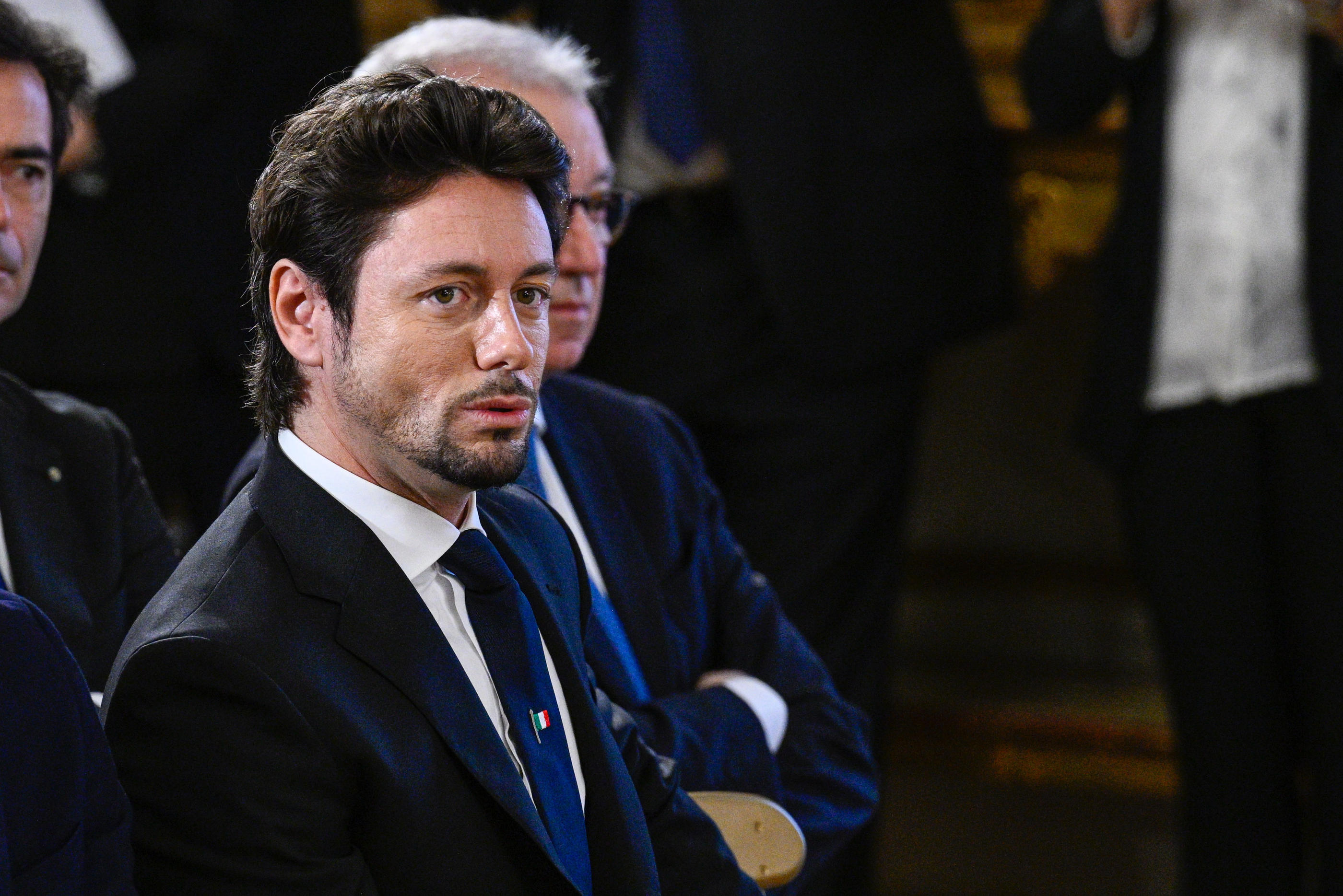 Andrea Giambruno est vivement critiqué par une large partie de la classe politique italienne après ses propos. Fabrizio Corradetti/LiveMedia/Icon sport