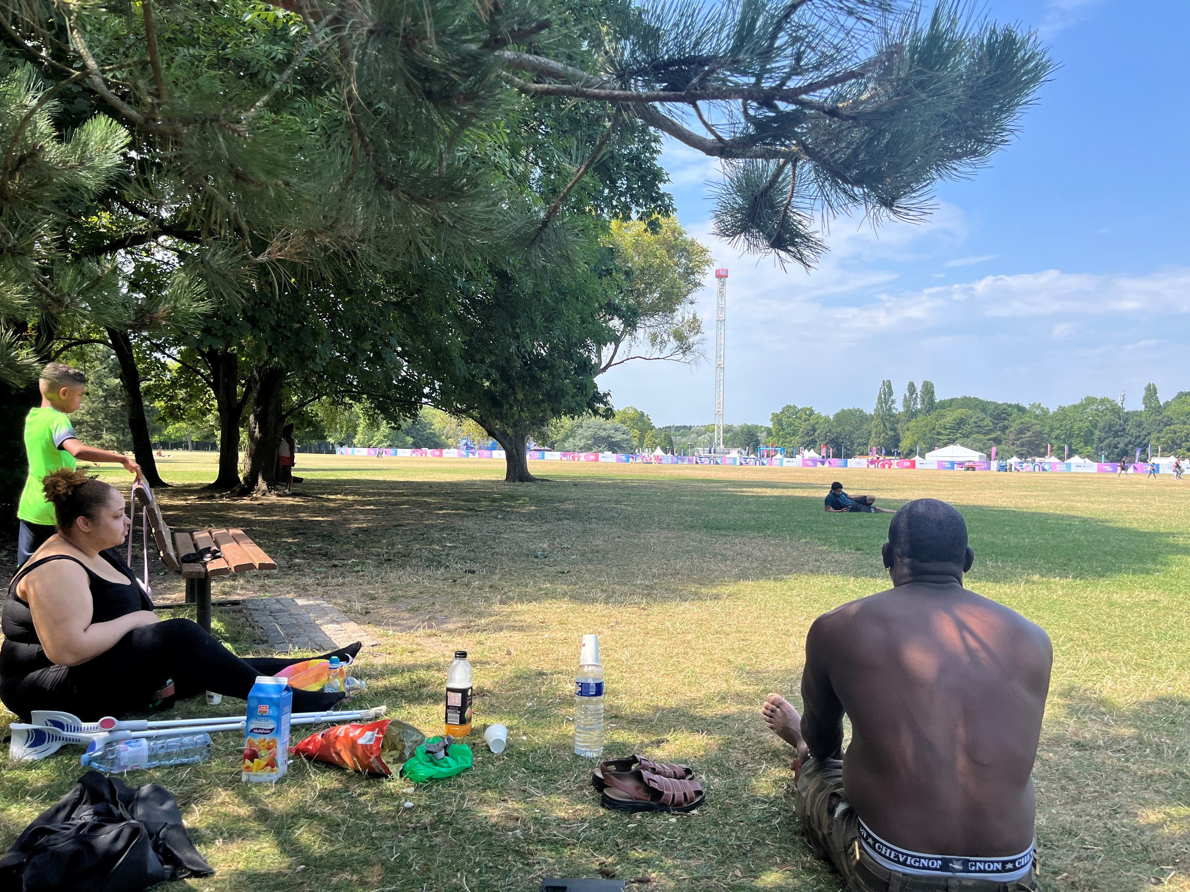 La Courneuve (Seine-Saint-Denis), le 12 août. Le calme règne après la fermeture du Parc des Jeux, le plus grand site de célébration des JO. LP/Y.S.