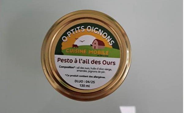 La bactérie de botulisme était bien présente dans le pesto à l’ail des ours de la marque « O Ptits Oignons ». DR