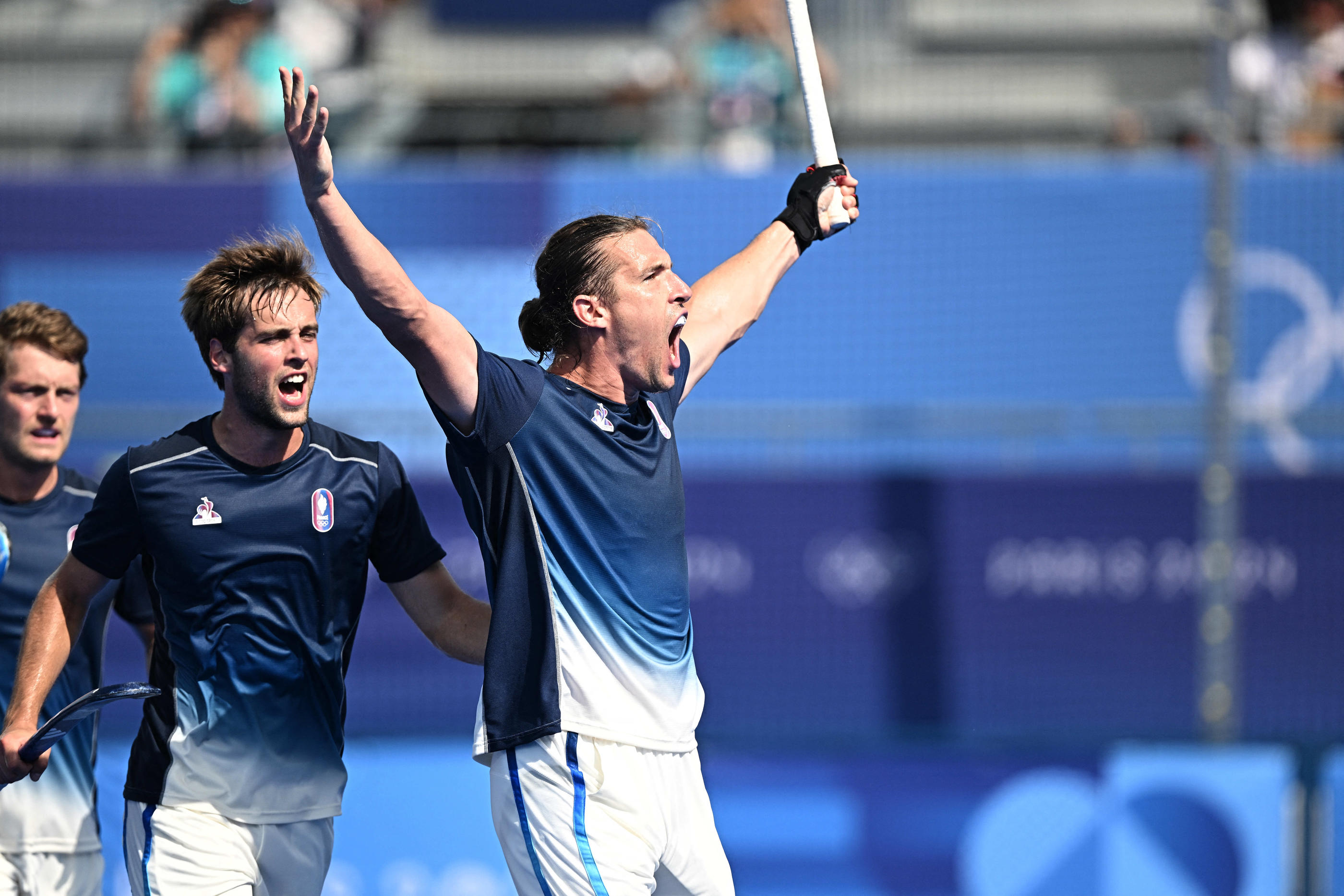 L'équipe de France de hockey sur gazon a réalisé un bon match nul face à l'Espagne (Photo David Niviere/ABACAPRESS.COM