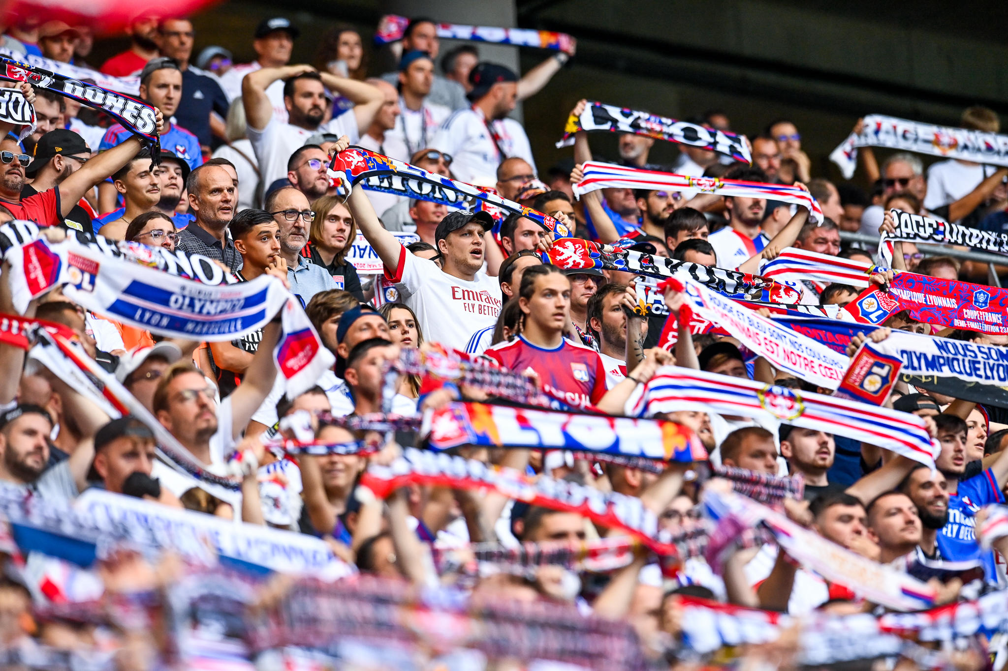 Tous les supporters lyonnais ne pourront pas assister au retour de leur club en Europe. (Photo Philippe Lecoeur/FEP/Icon Sport)