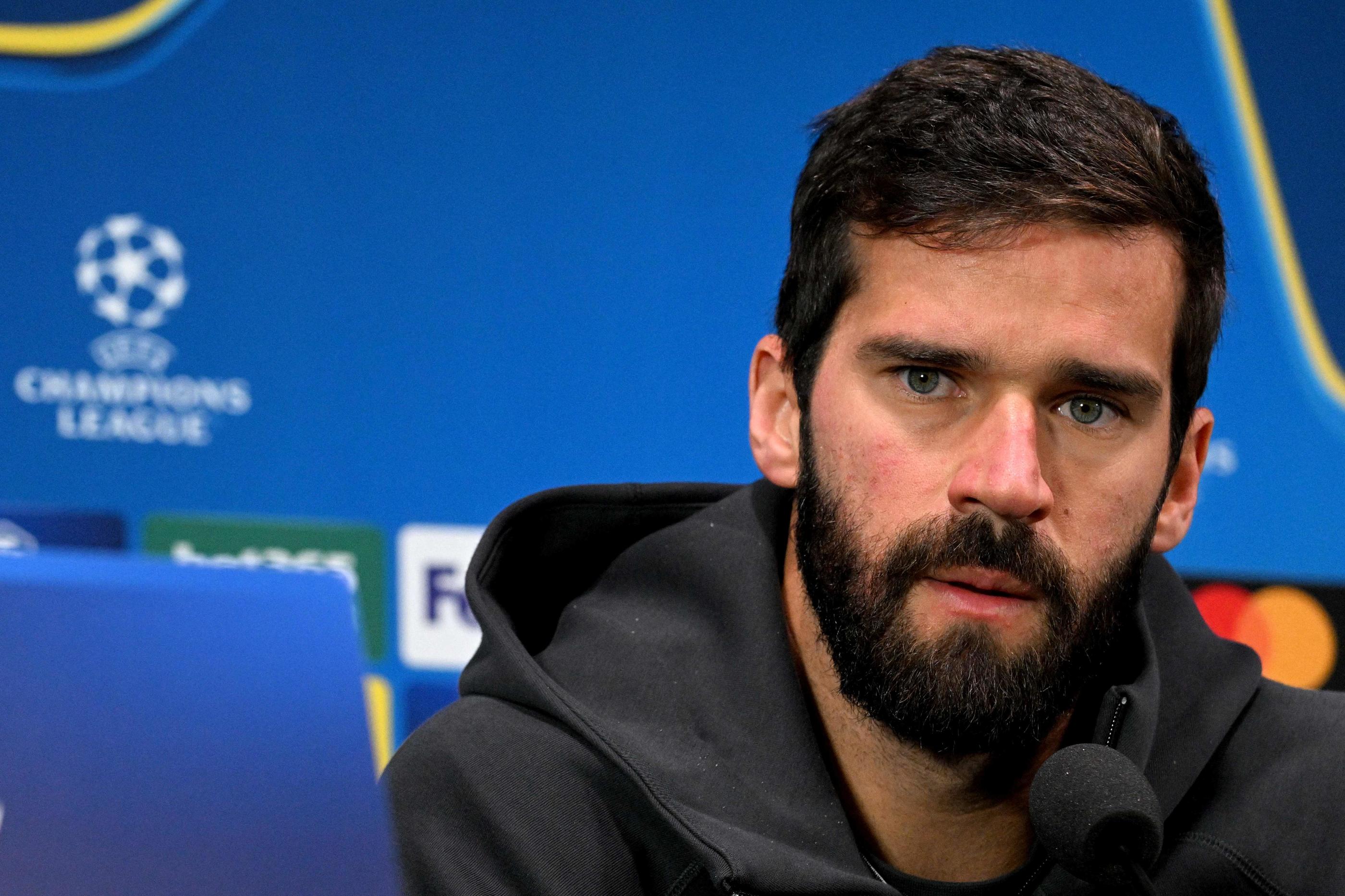 Le gardien de Liverpool était en conférence de presse à la veille de l'entrée en lice de son équipe face au Milan AC. GABRIEL BOUYS / AFP