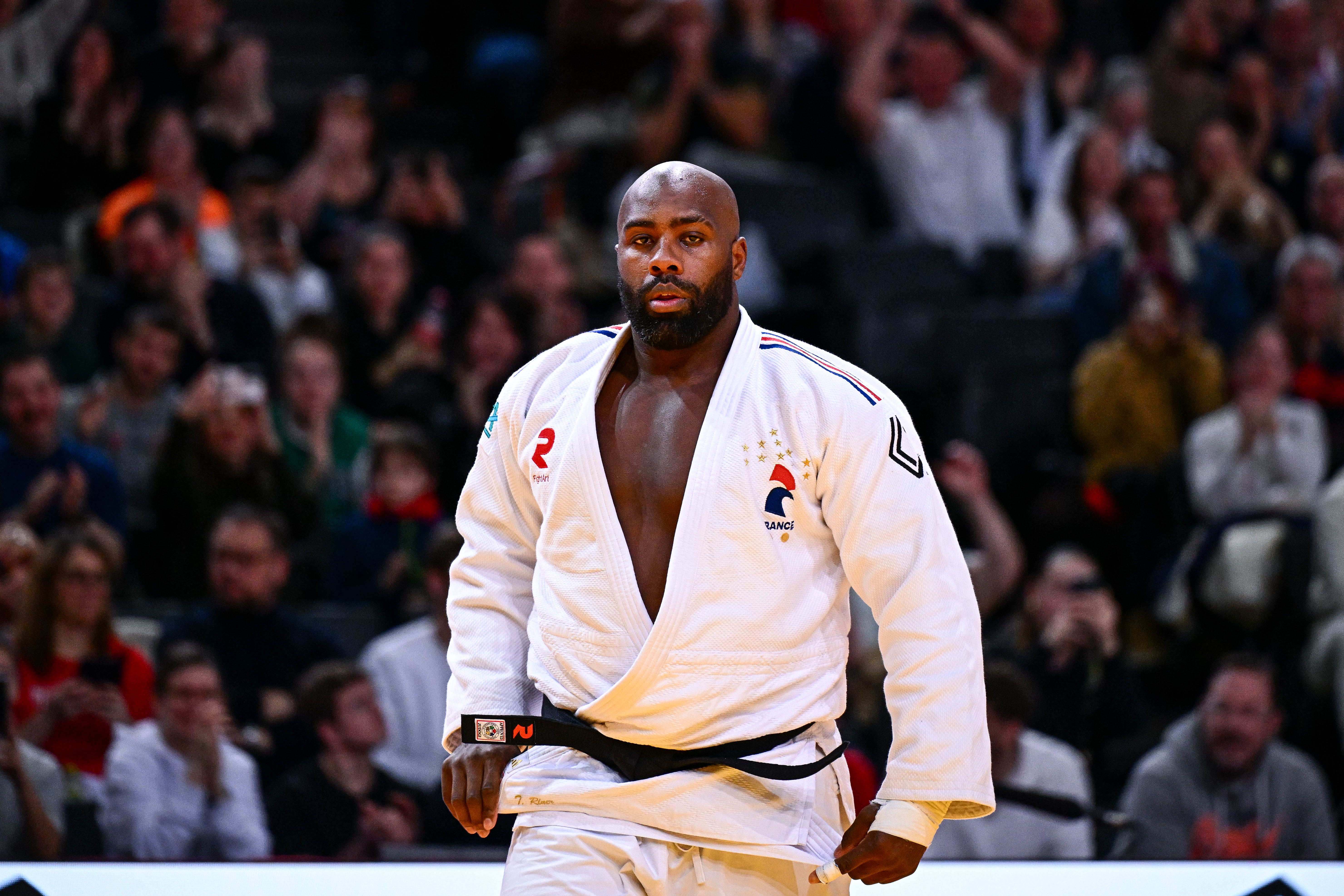 Teddy Riner débutera la compétition olympique le vendredi 2 août dans la compétition des +100kg. Icon Sport /  Baptiste Fernandez