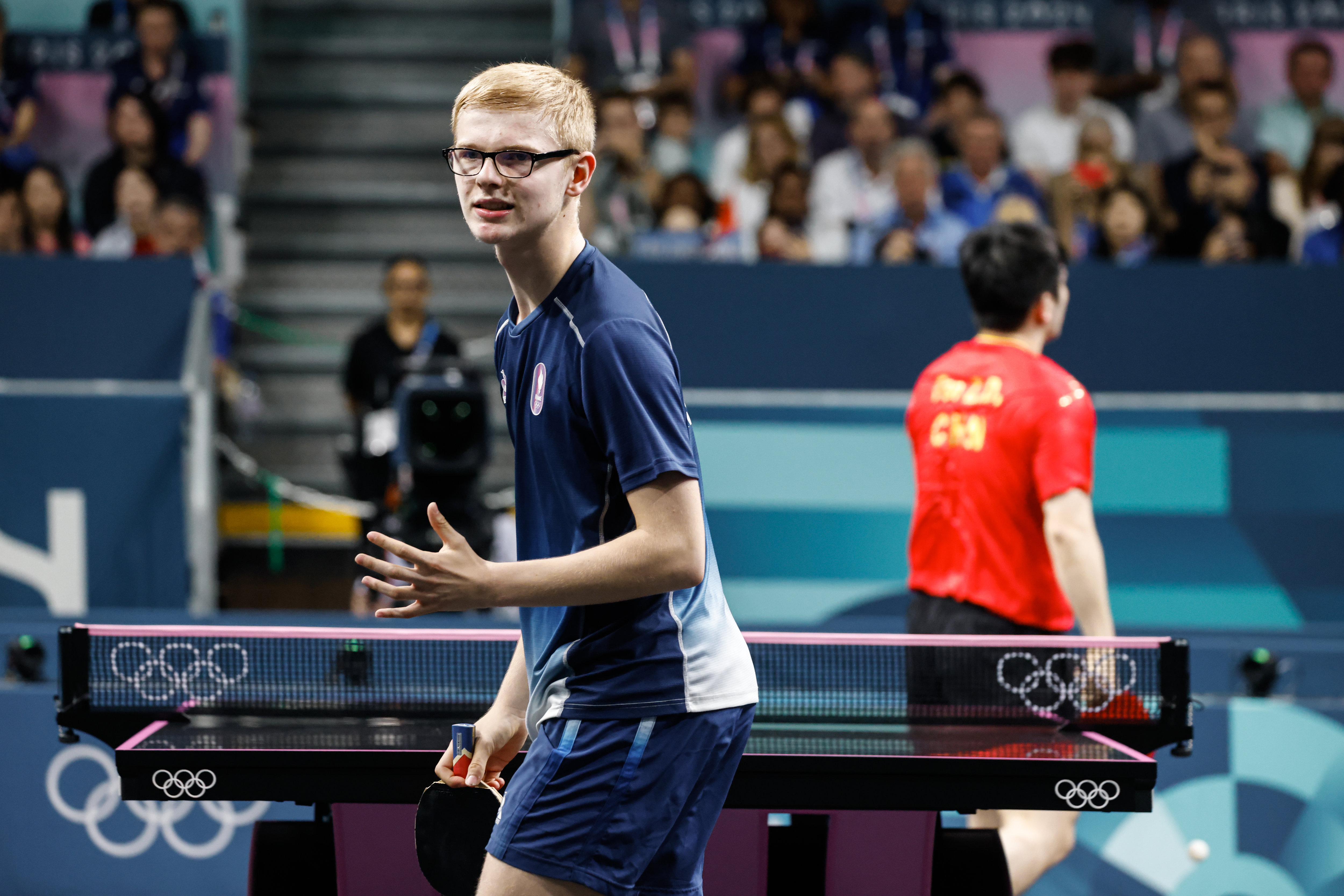 La logique du tennis de table a voulu que la Chine se qualifie en finale, aux dépends des Français. Photo : LP  / Olivier Corsan