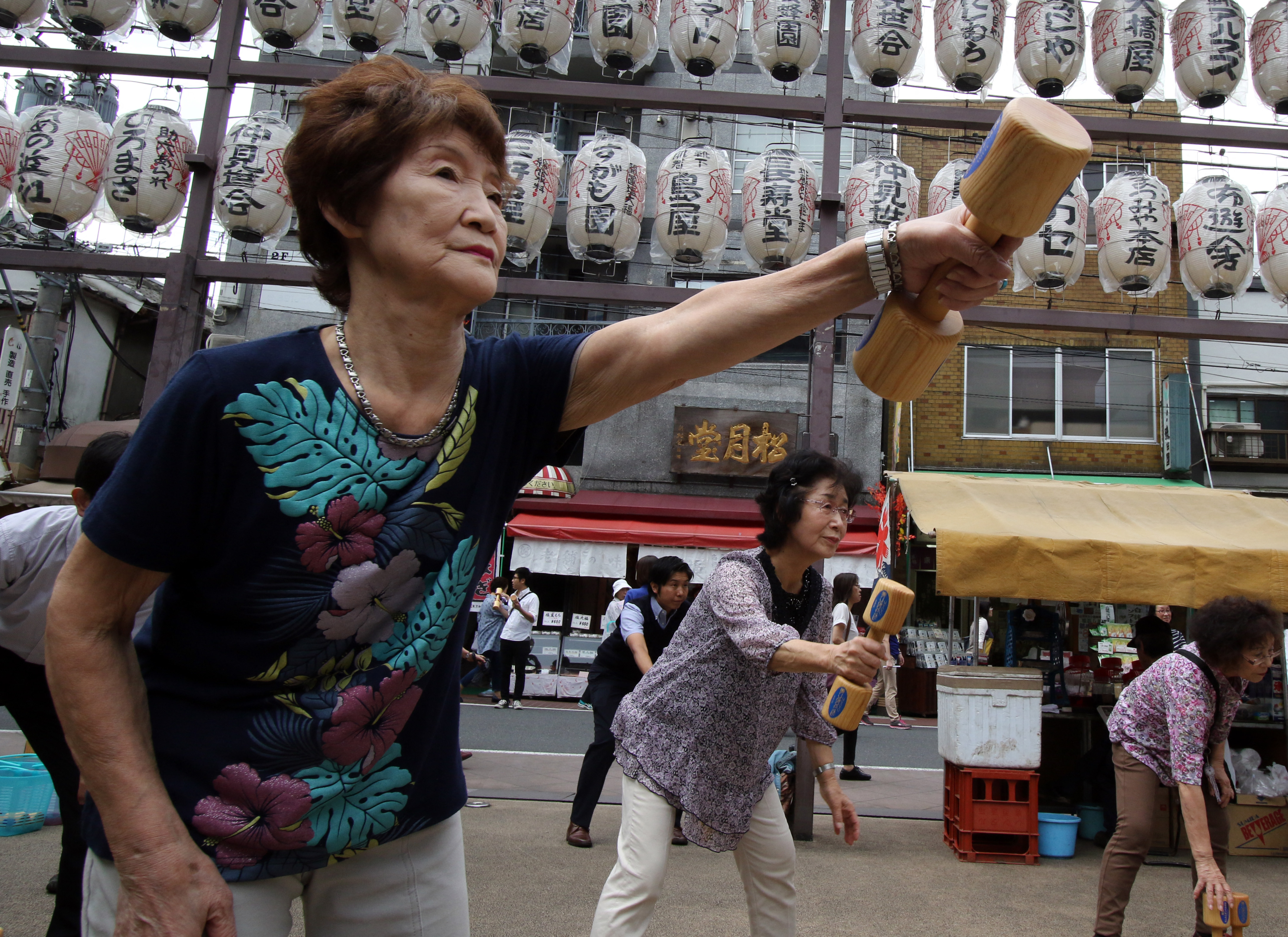 Quelque 36,25 millions de Japonais ont 65 ans et plus. AFP ARCHIVES/ Yoshikazu TSUNO