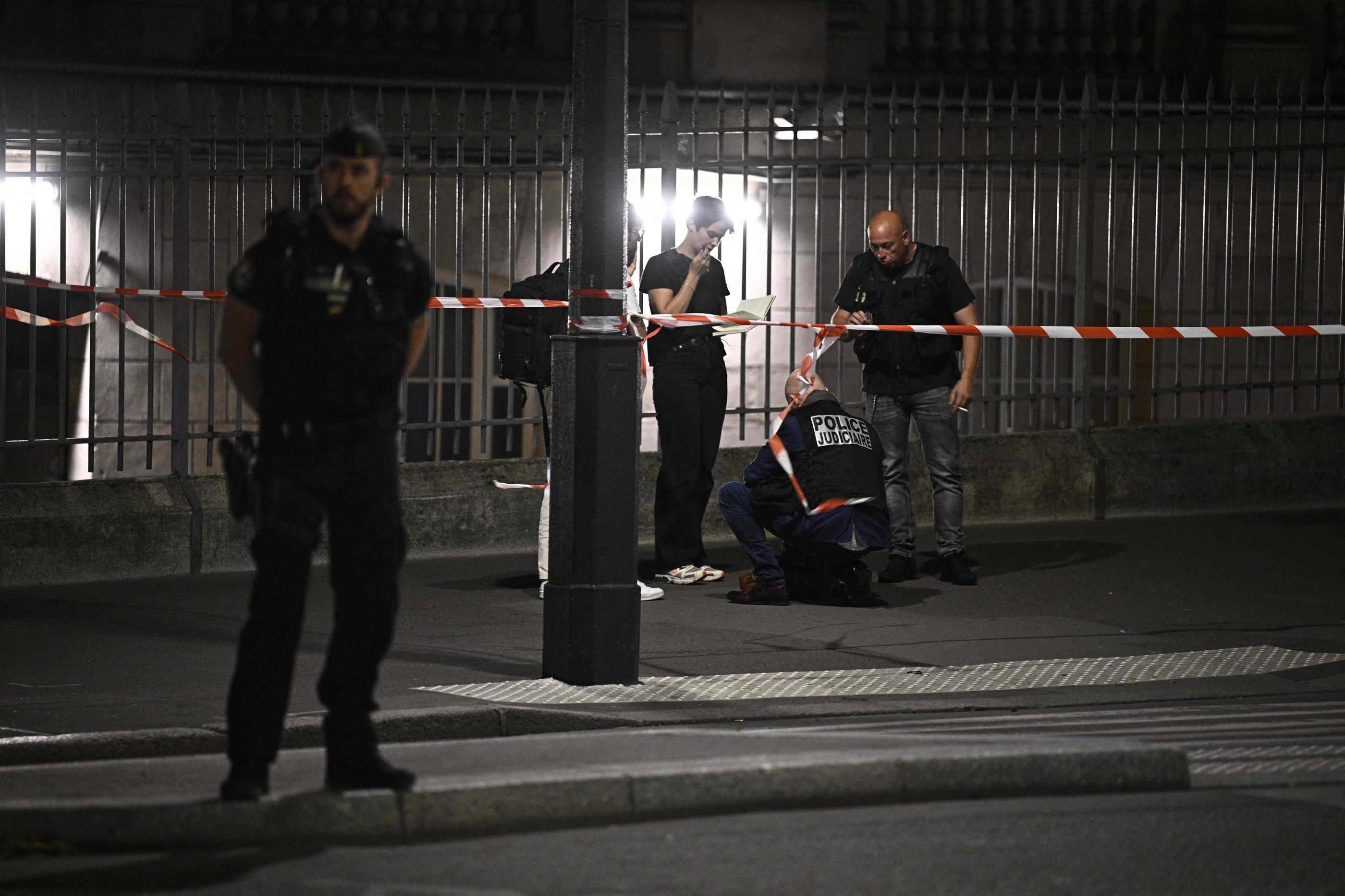 Christian I., auteur présumé de l'attaque du militaire à gare de l'Est ce lundi soir, a été pris en charge à l’infirmerie psychiatrique de la préfecture de Police. AFP/Julien de Rosa