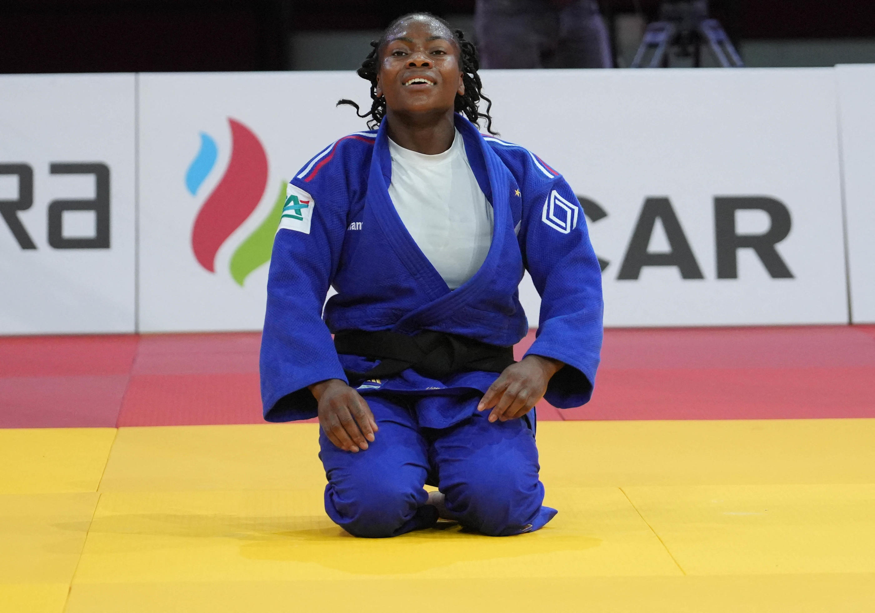 Deuxième victoire en un mois pour Clarisse Agbégnénou, qui visera un septième titre mondial en mai prochain. (Lairys Laurent/ABACA)