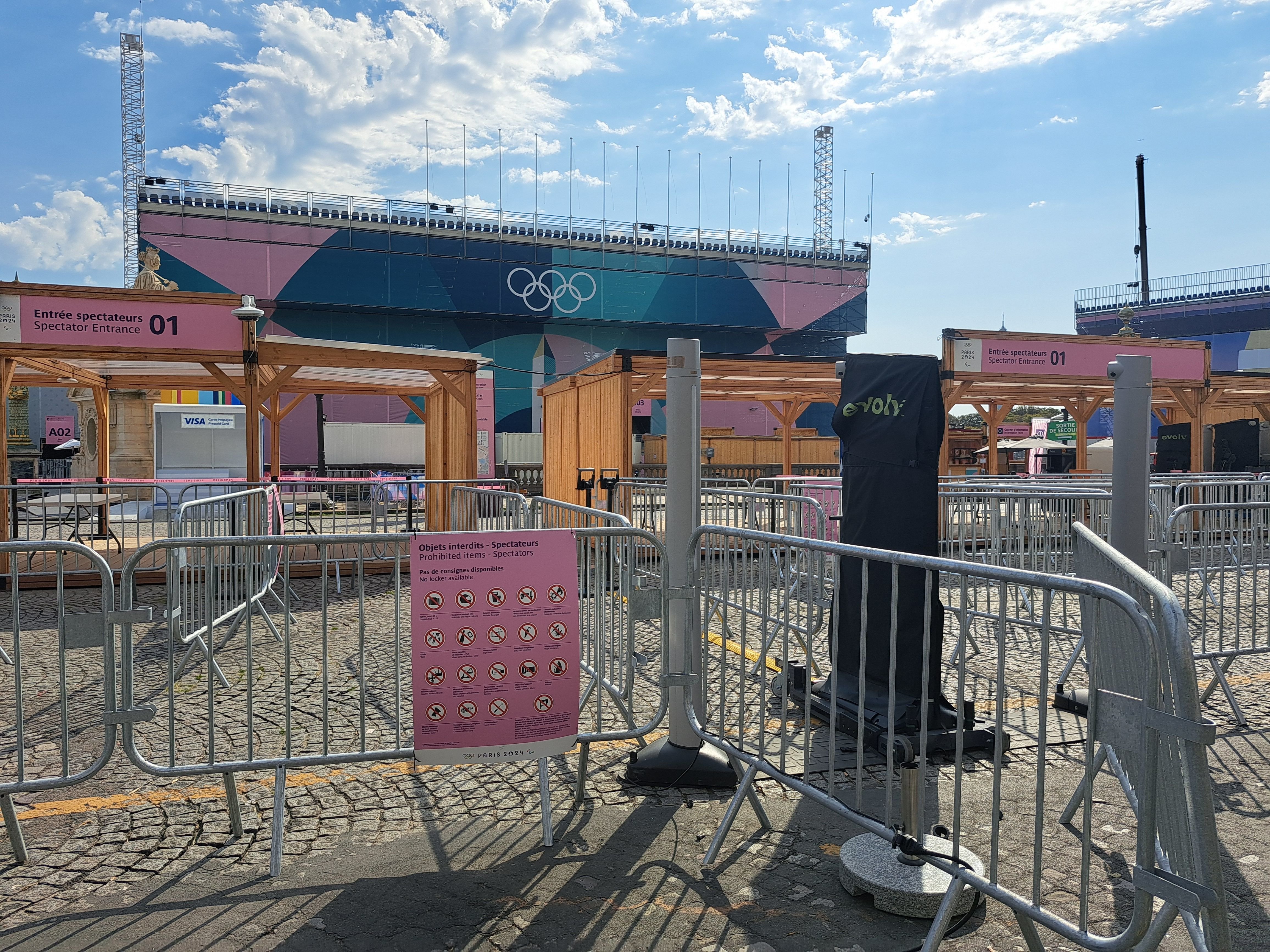 La place de la Concorde (VIIIe) accueillera le spectacle de la cérémonie d'ouverture des Jeux paralympiques, mercredi 28 août. LP/Simon Gourru