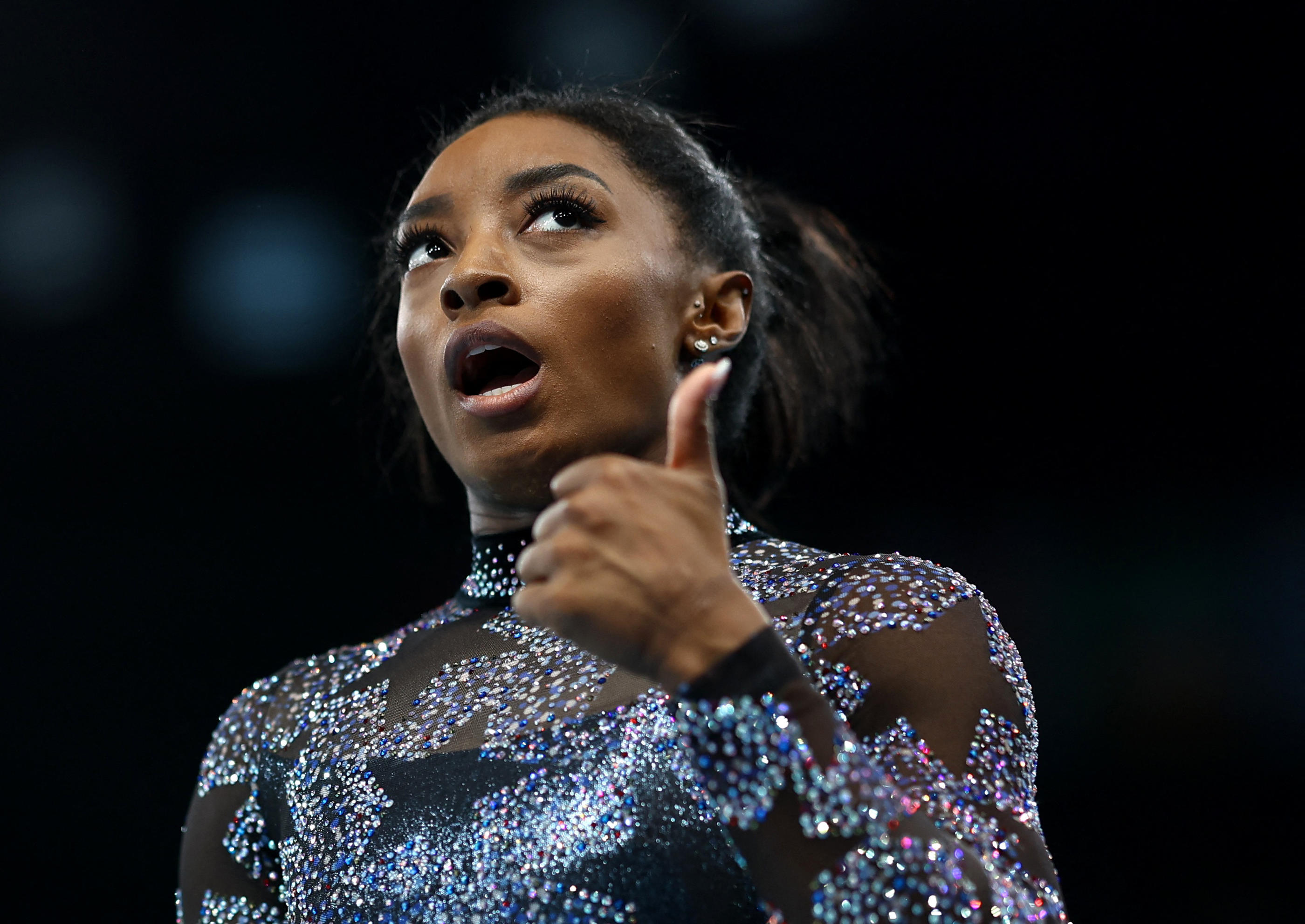 La gymnaste américaine Simone Biles et son pain au chocolat industriel ont déchaîné les passions. REUTERS/Hannah Mckay