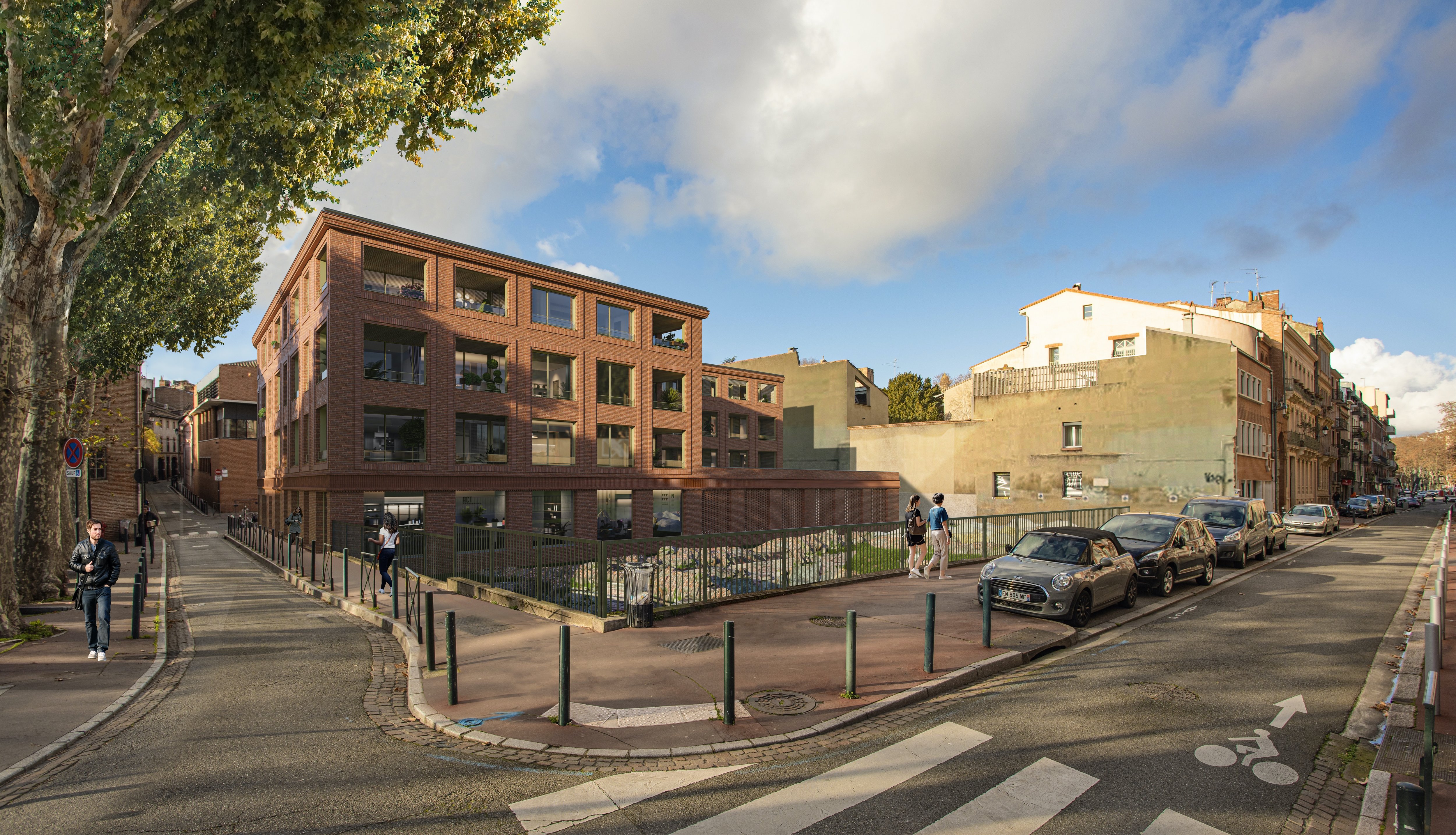 La résidence Betmajou, projet immobilier dans l'un des quartiers les plus prisés de Toulouse, sera construite d'ici 2026. Entretemps, les professionnels envisagent une période difficile pour le marché de l'immobilier toulousain. DR