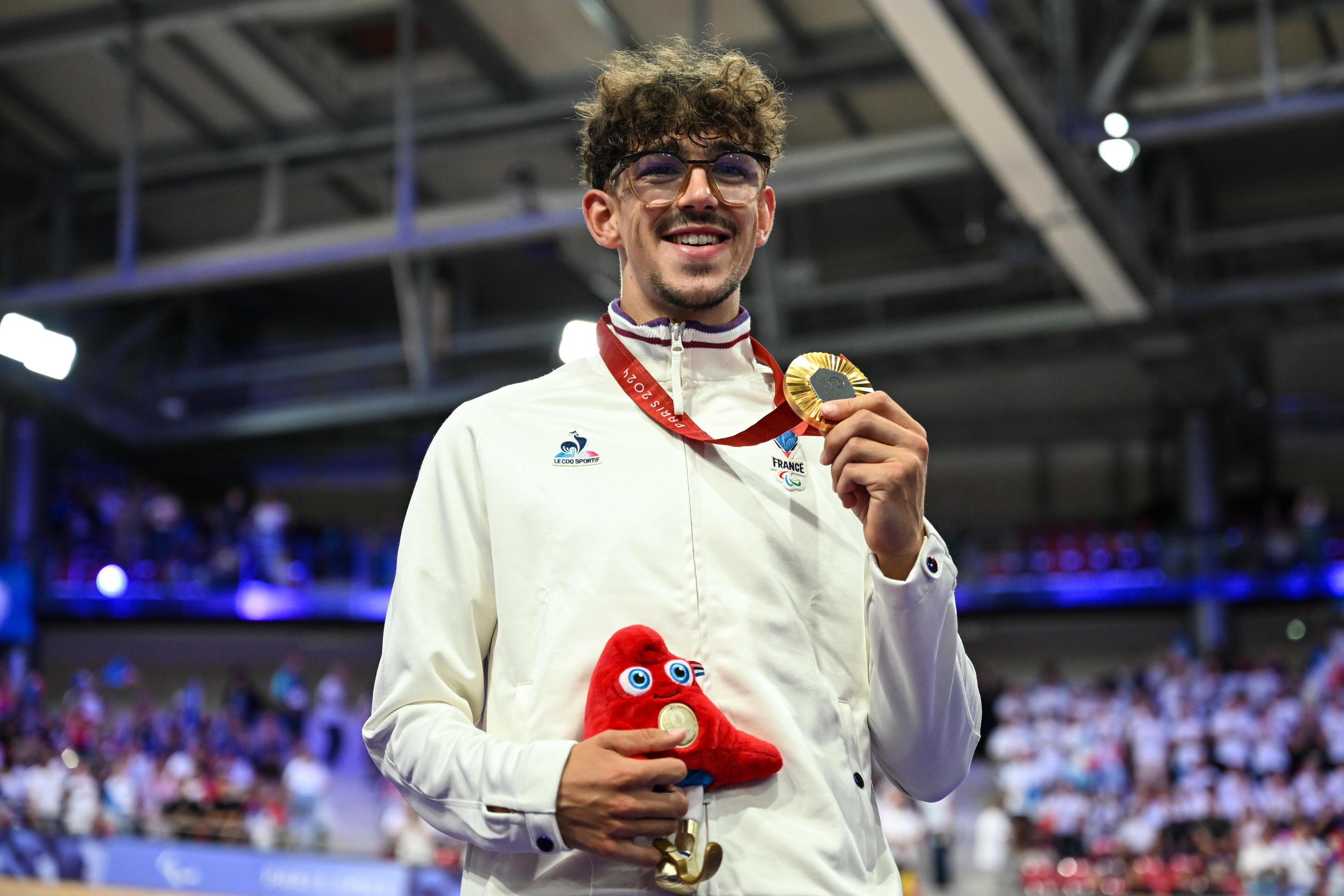 Alexandre Léauté a décroché l'or sur la poursuite individuelle ce vendredi. (Photo by Sandra Ruhaut/Icon Sport)