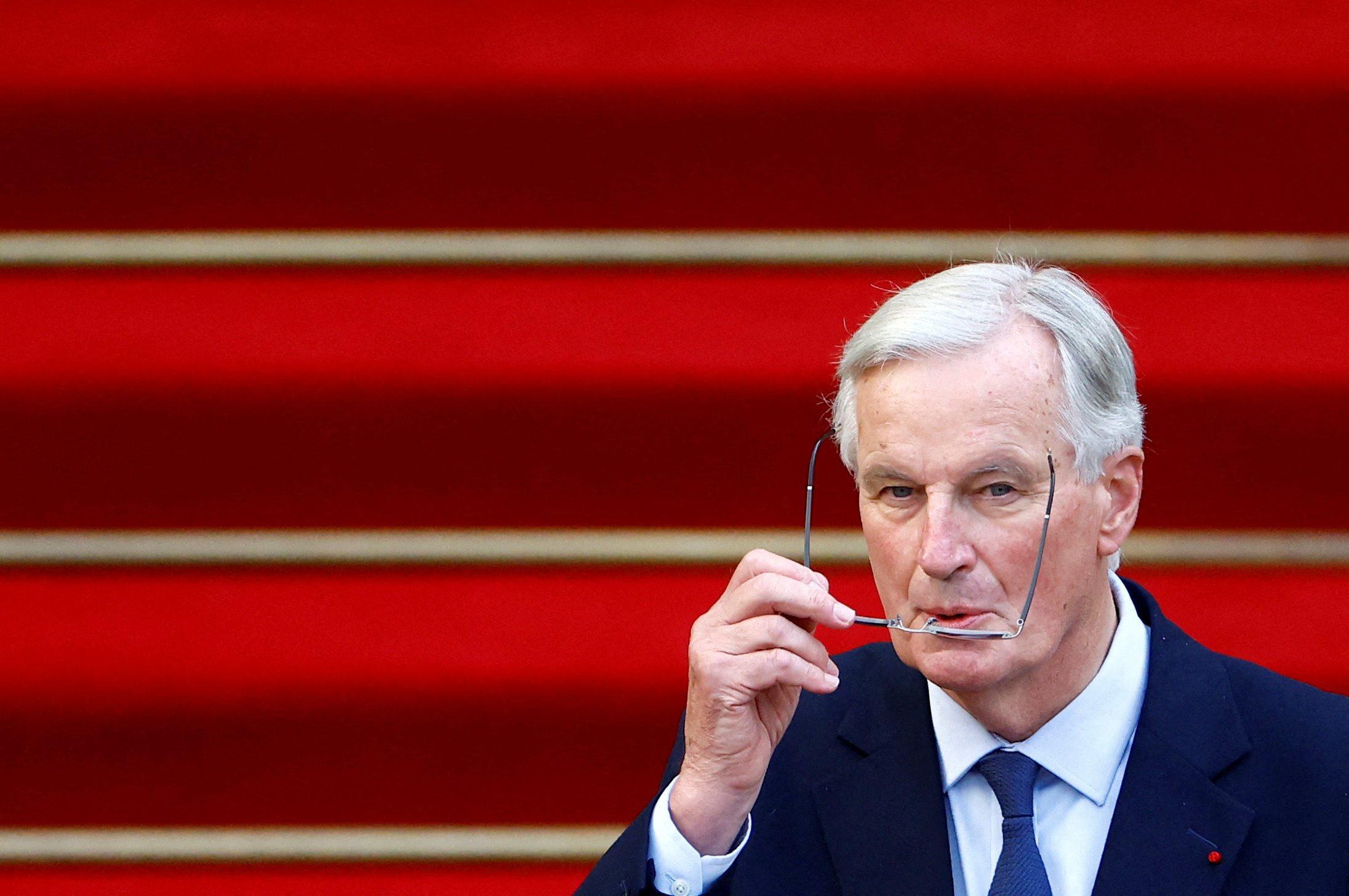 À son premier cercle, Michel Barnier (ici le 5 septembre) a confié vouloir nommer un «gouvernement à la Raymond Barre», Premier ministre sous Giscard. MaxPPP/EPA/pool/Sarah Meyssonnier