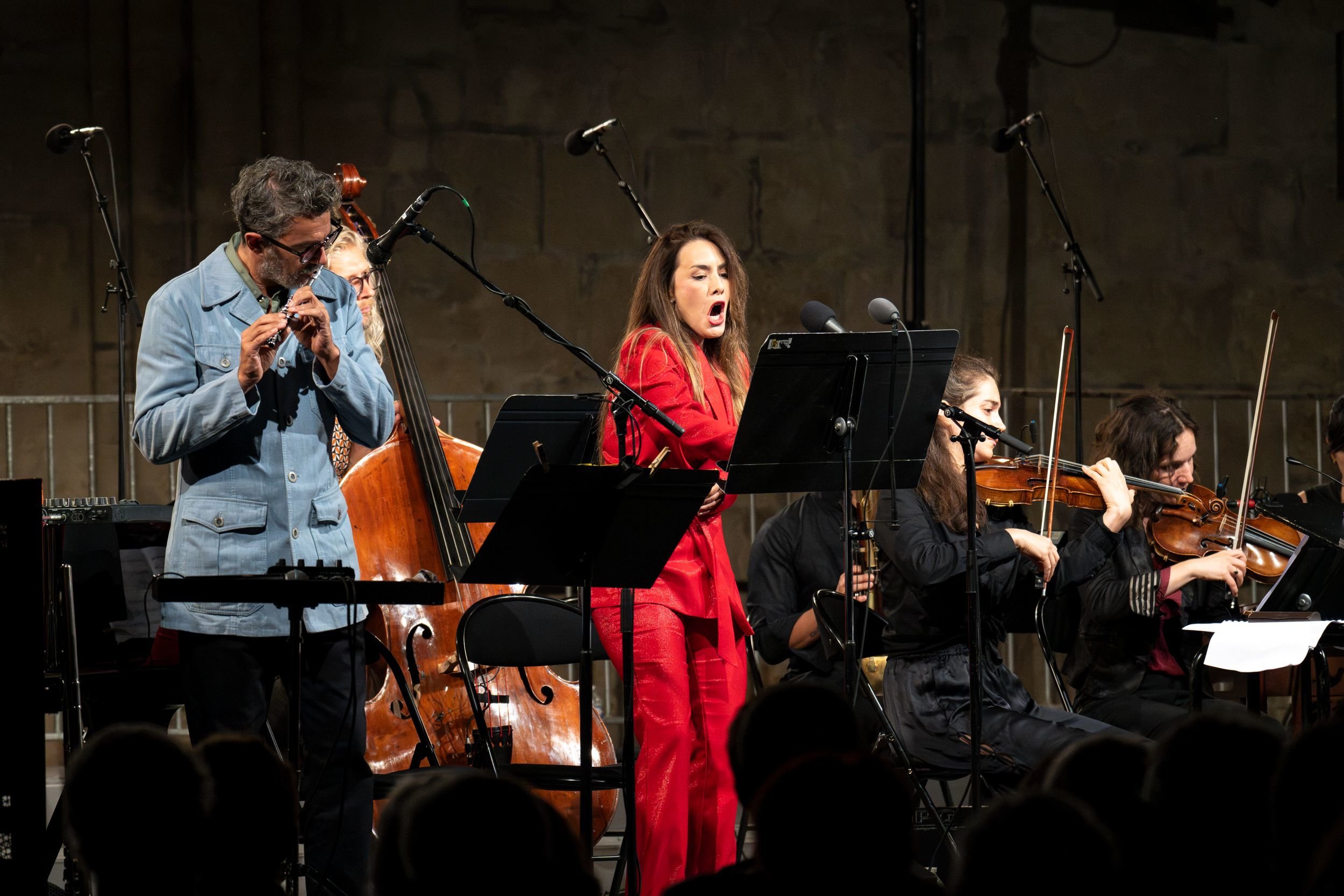 Asnières-sur-Oise (Val-d'Oise), le samedi 7 septembre. Le chant de la Terre - pour Mahler faisait partie des spectacles ouvrant le Festival de Royaumont. @Olivier Ouadah