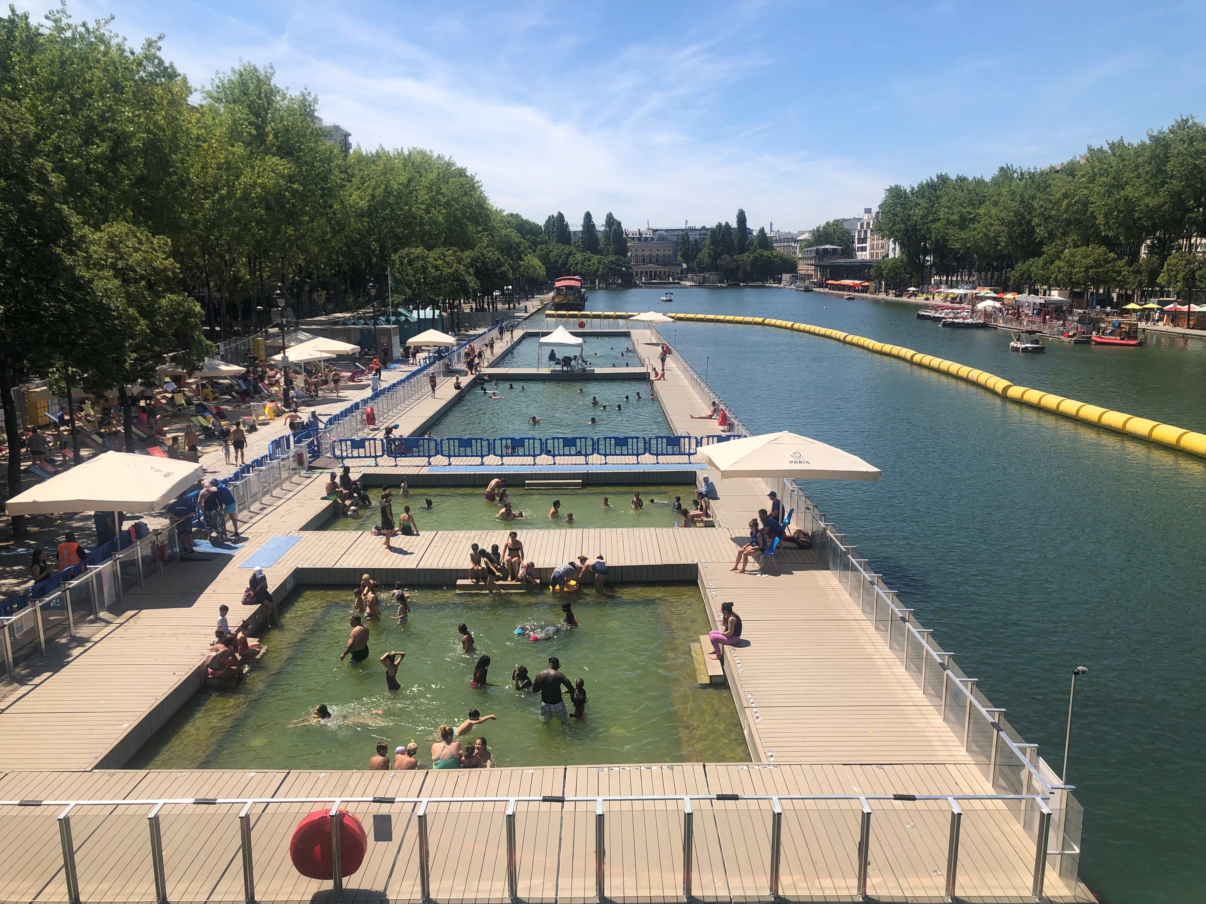 Des bassins de baignade seront encore une fois aménagés pour la 23e édition de Paris-Plages (Archives). LP/Sofia Mazhar