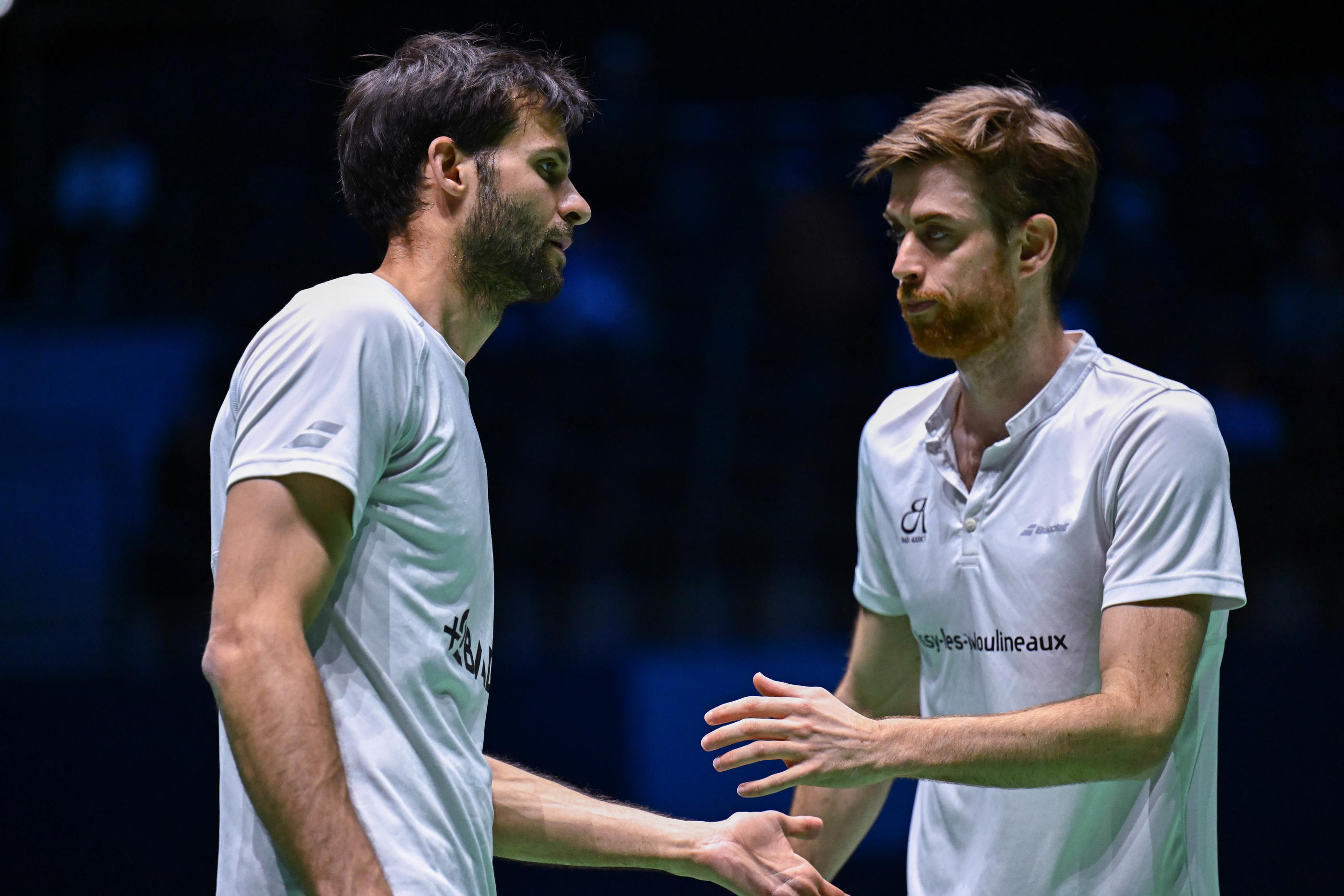 Après un long combat juridique, les badistes Ronan Labar (à gauche) et Lucas Corvée ont obtenu ce vendredi leur qualification pour le double messieurs des JO de Paris. Icon Sport