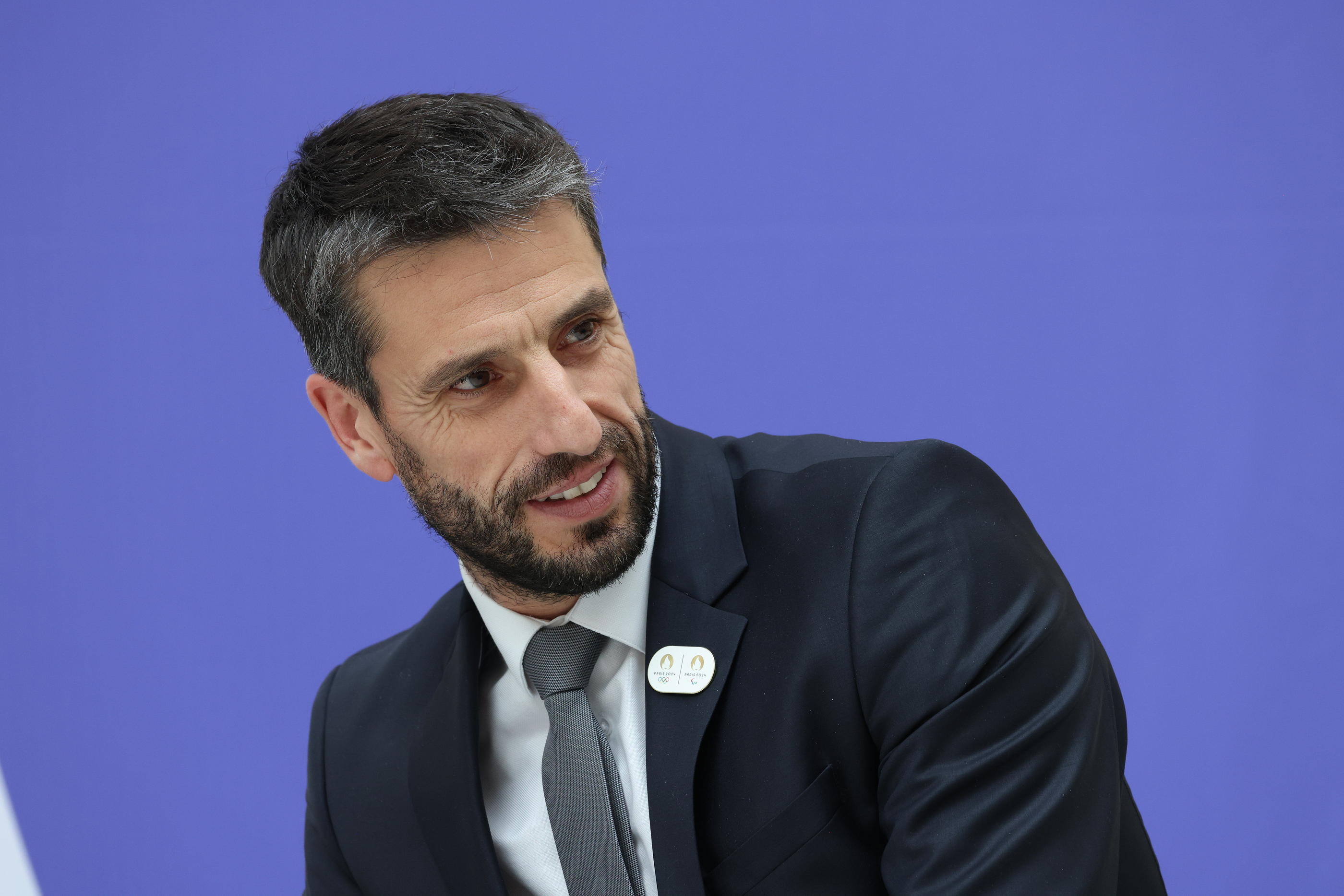 Tony Estanguet, ici en juillet 2022, a affirmé qu'il restait encore des places pour aller voir le football ou le rugby. LP/Olivier Lejeune