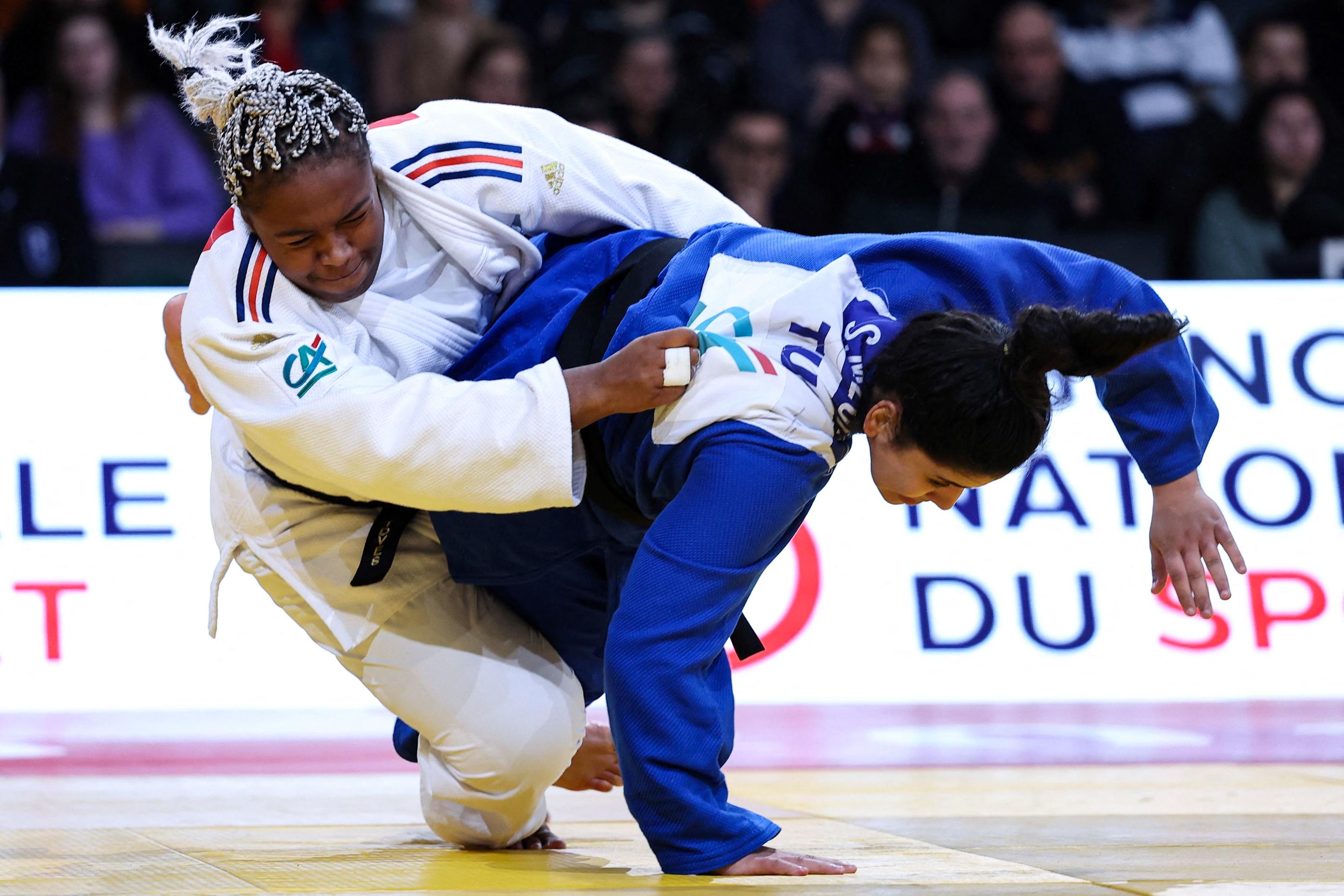 Romane Dicko n'apas trouvé de solutions face à son adversaire. AFP.