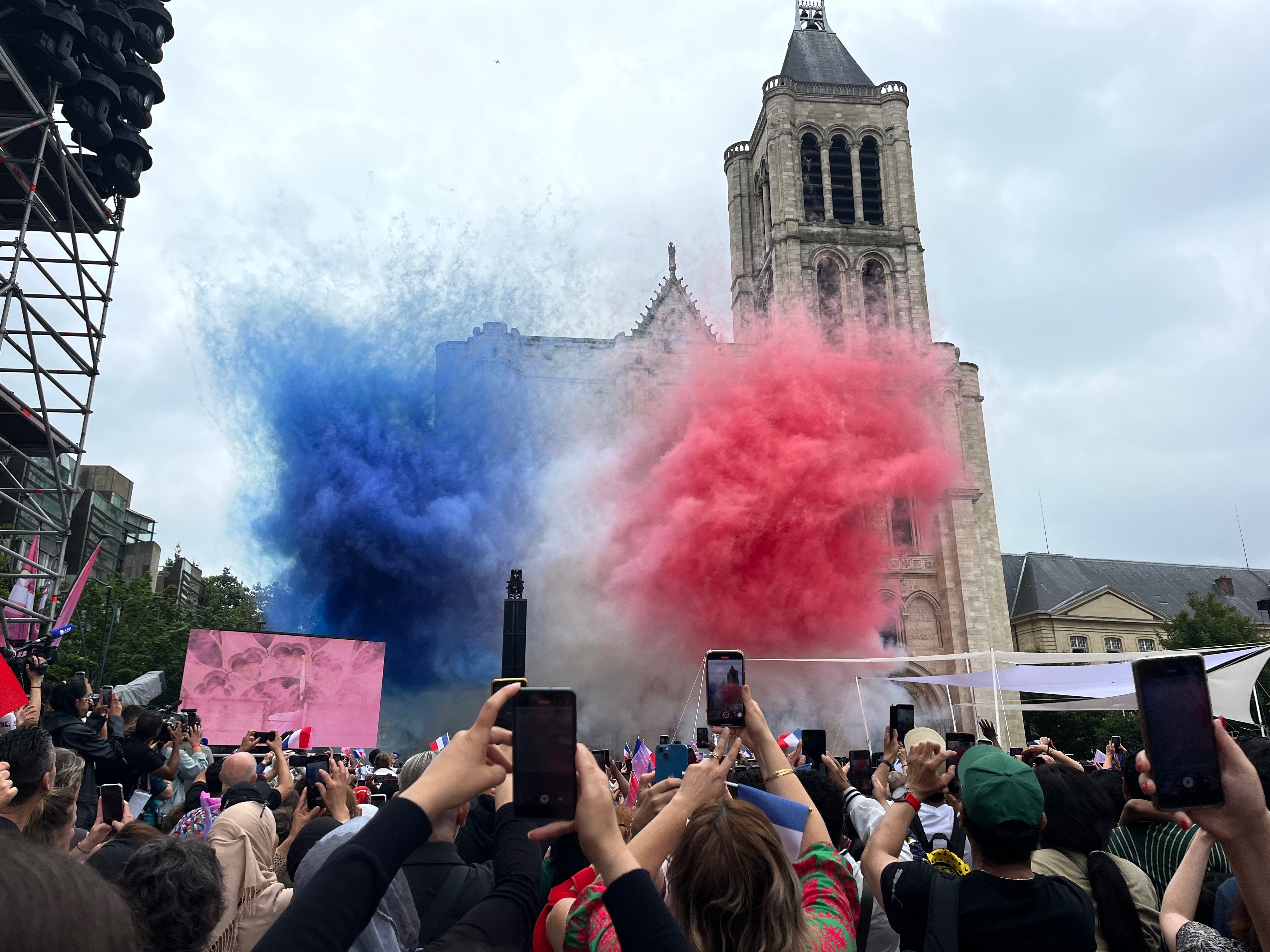 «On a eu des images qui ont fait le tour du monde dès le pré-show organisé à Saint-Denis (Seine-Saint-Denis) sur le parvis de la basilique», insiste Stéphane Troussel. LP/Orianne Gendreau