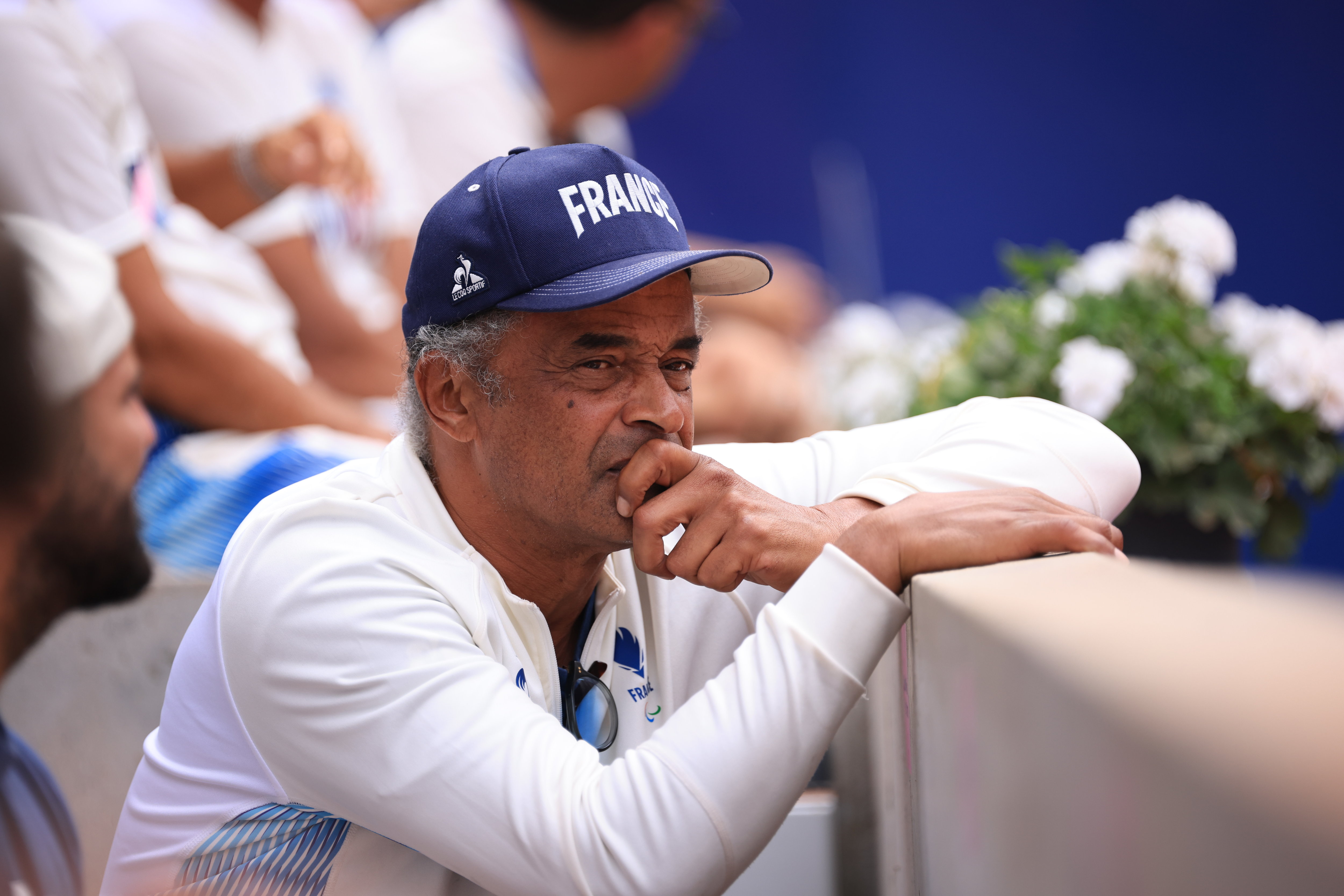 Capitaine de l'équipe de France masculine de tennis fauteuil depuis la fin 2023, Yannick Noah n'est pas encore sûr de rester en poste au-delà de Paris 2024. LP/Olivier Arandel