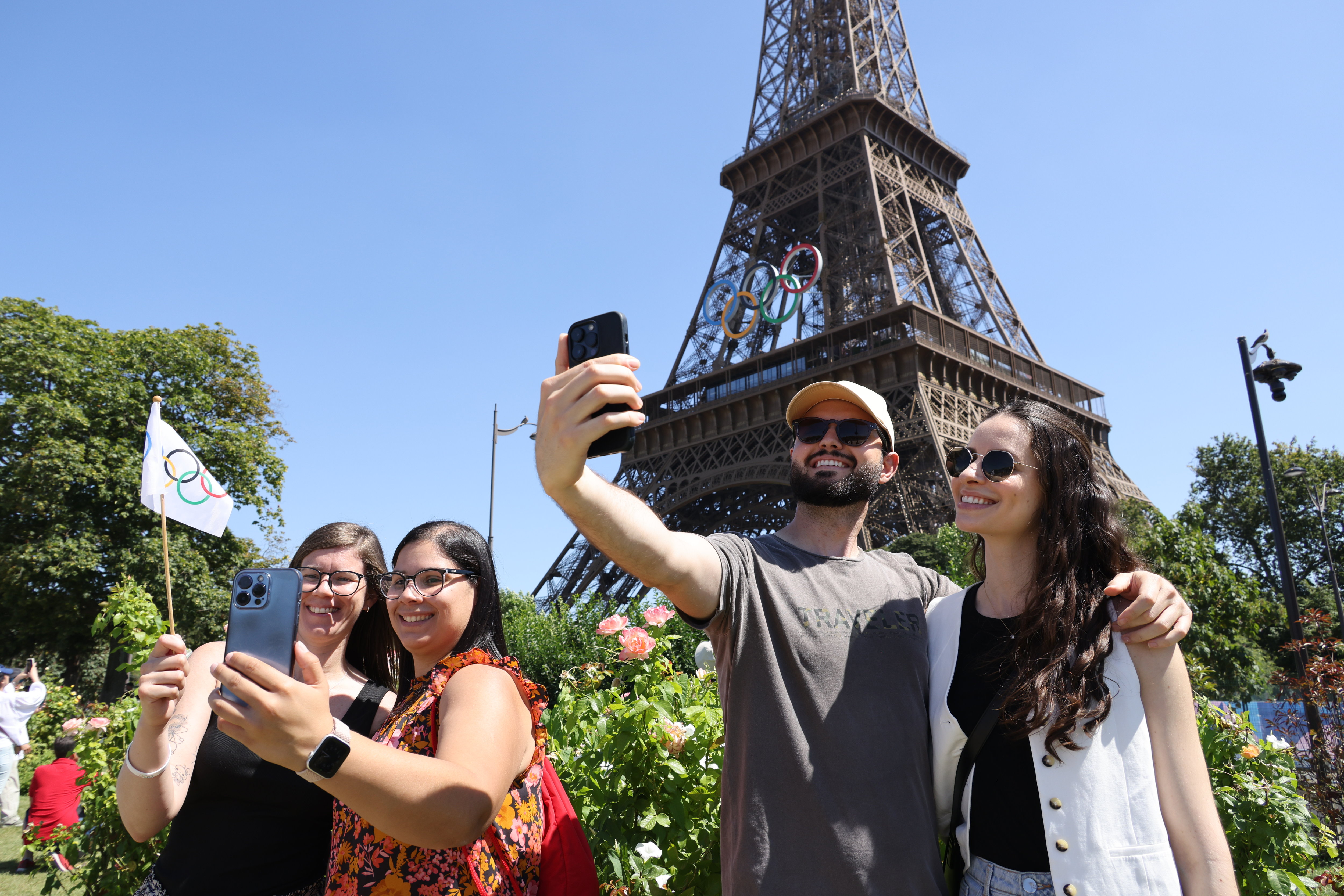 Du 24 juillet au 11 août, par rapport à la même période en 2023, la fréquentation touristique à Paris était en hausse de 15 %. LP/Delphine Goldsztejn