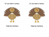 If You Meet a Turkey Printable Book