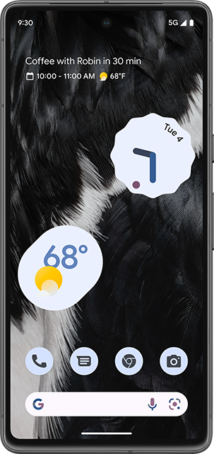 Google Pixel 7, obsidiana (consulta de producto 1)