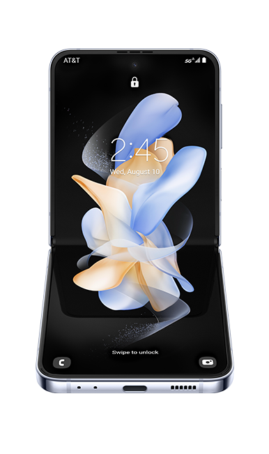 Samsung Galaxy Z Flip4 - Blue  (Product view 2)