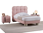 Pink Tufted Modern Bed AE 083