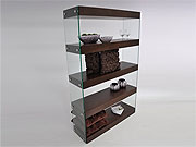 VG32 Modern Tobacco Bookcase