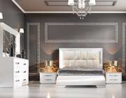 White Modern Bed EF Caren