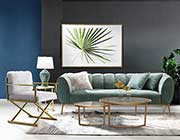 Green Fabric Sofa DS Giada