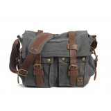 grey vintage shoulder bag