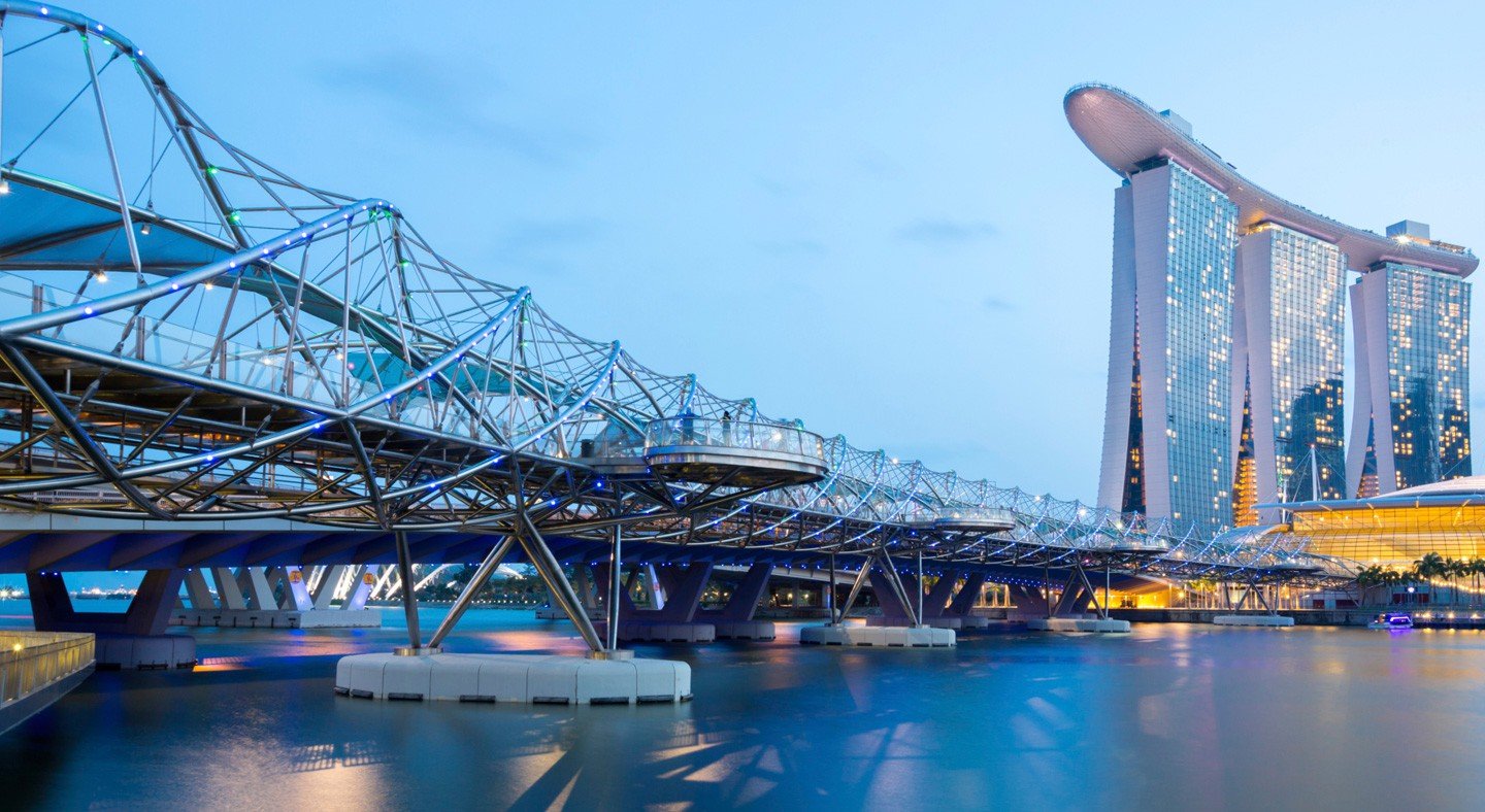 The Helix Bridge, Singapore