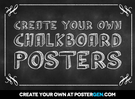 Chalkboard Posters