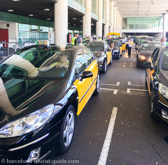 Taxi Barcelona repülőtér