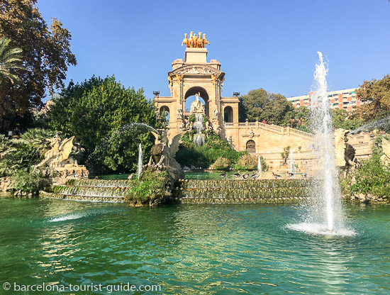 Parc Ciutadella Barcelona, Spain.