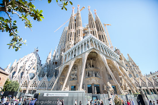 Barcelonas turistattraktion nr. 1 - la sagrada familia af antonio Gaudí