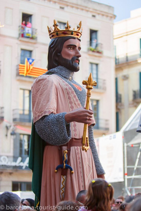 Gigantenes parade i Barcelona