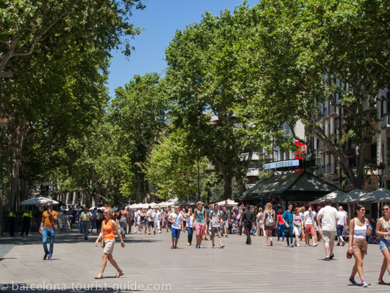 Area around Hotel Silken Ramblas