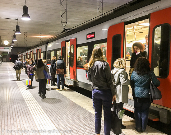 Sistema subterrâneo do metrô de Barcelona